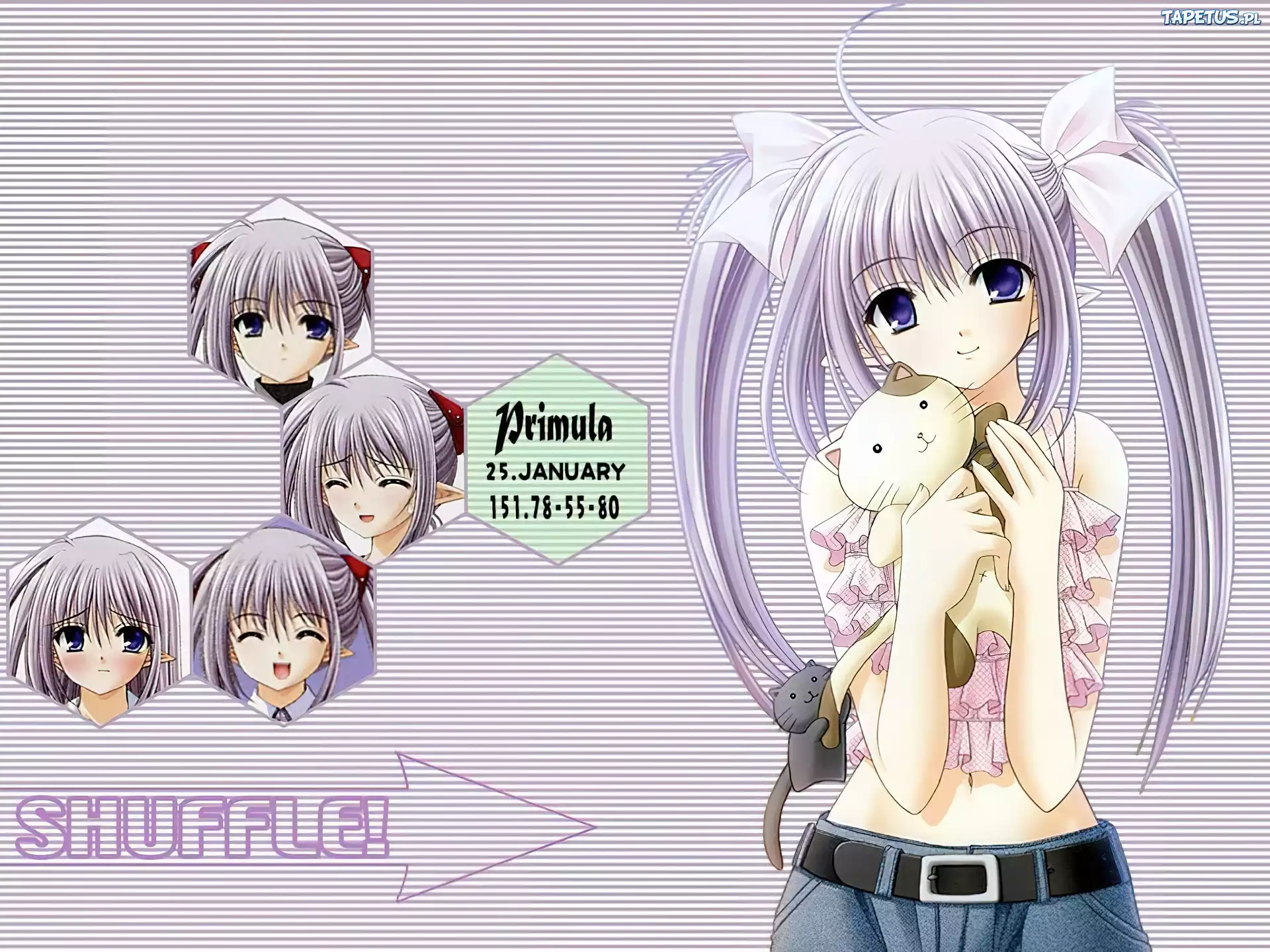 Shuffle, twarze, kucyki