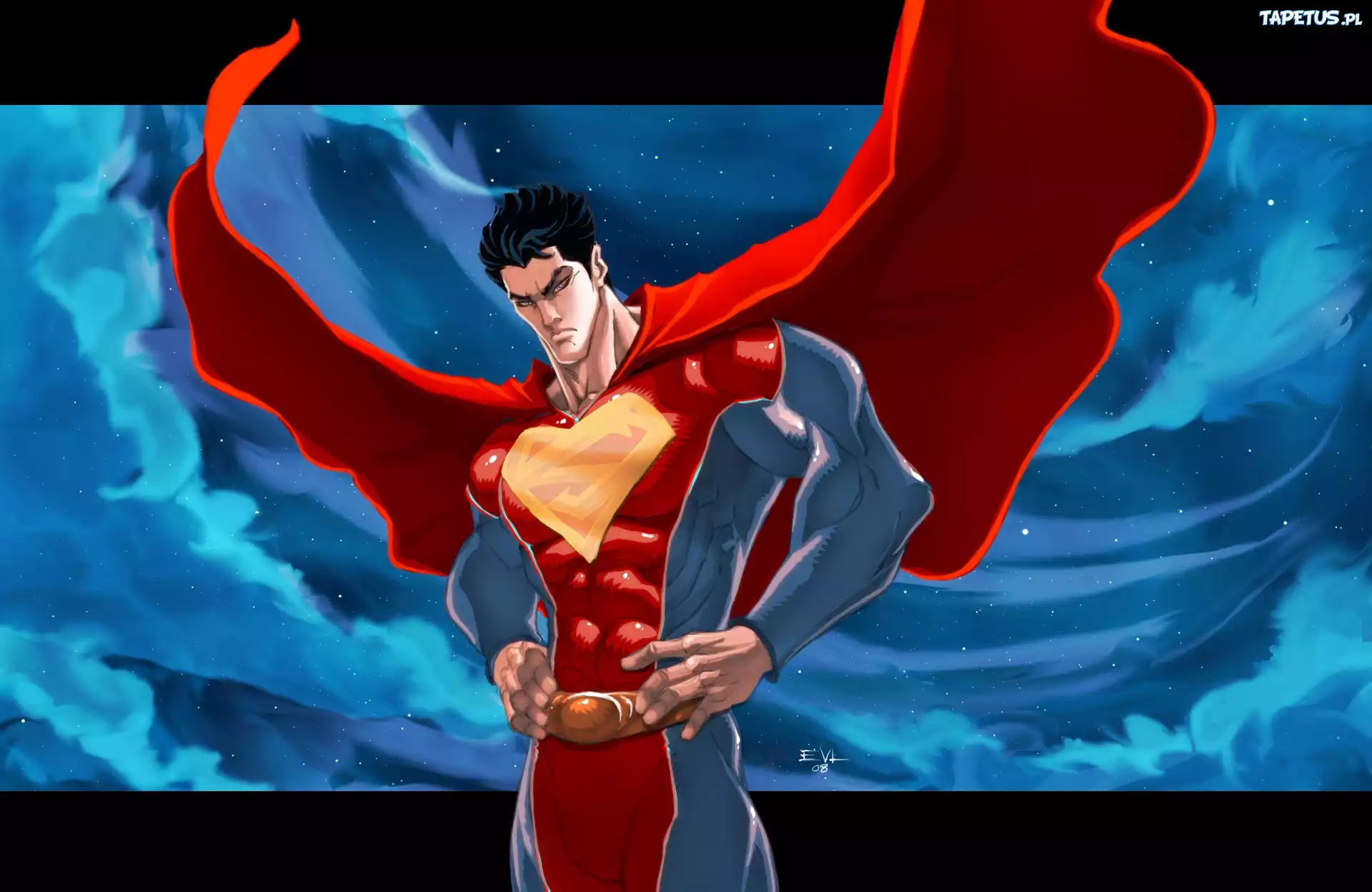 Superman, Peleryna, Znak