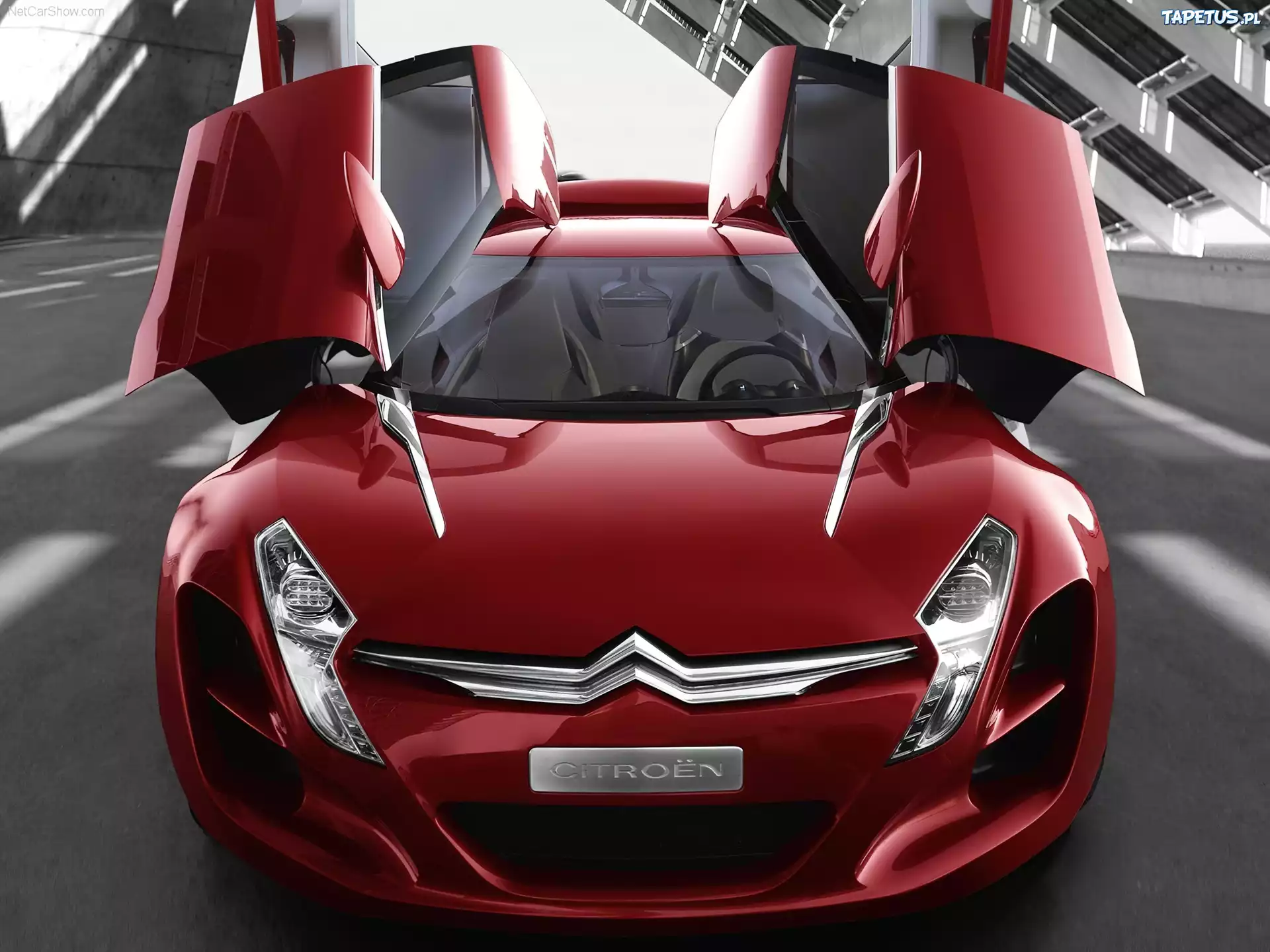 Czerwony, Citroen, Drzwi, Prototyp