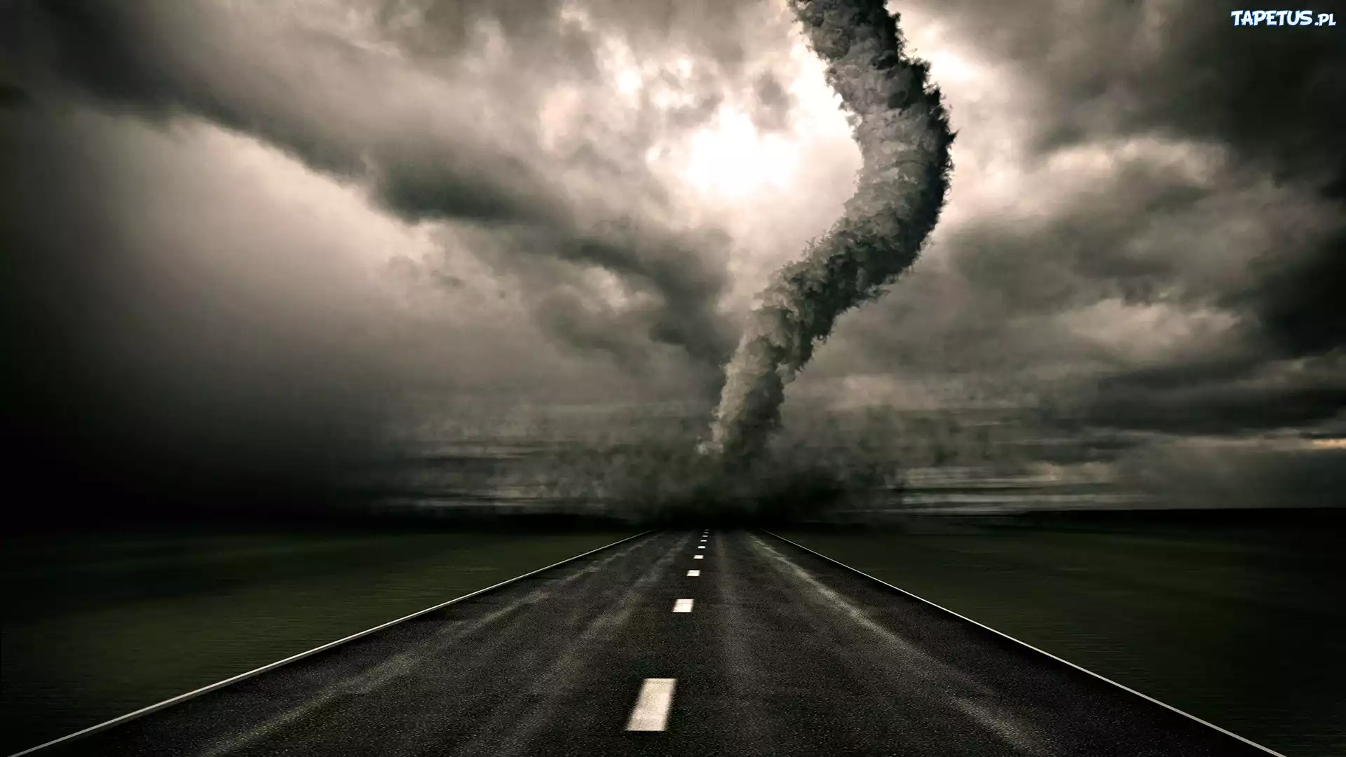 Droga, Tornado, Niebo