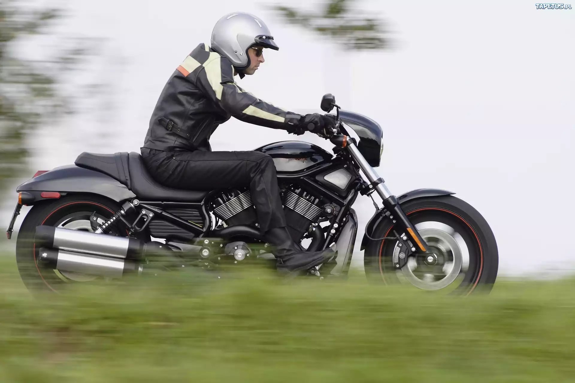 Motocykl, Mężczyzna, Night Rod