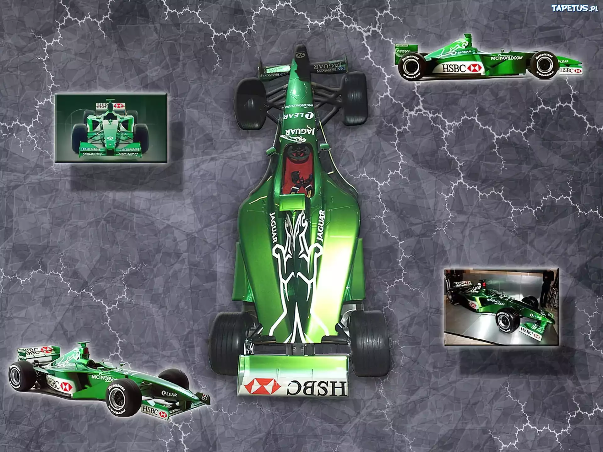 Formuła 1,bolid,Jaguar,opony, kask , koła, spojler