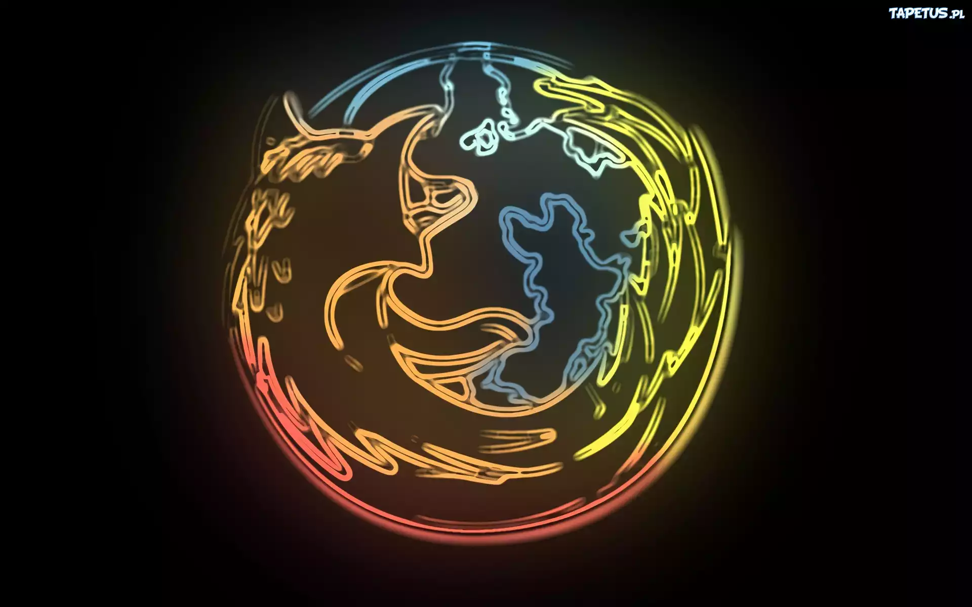 Logo, Firefox, Szkic