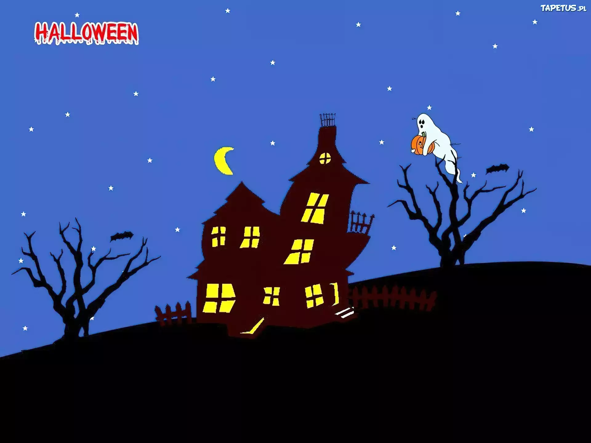 Halloween,duch z dynią