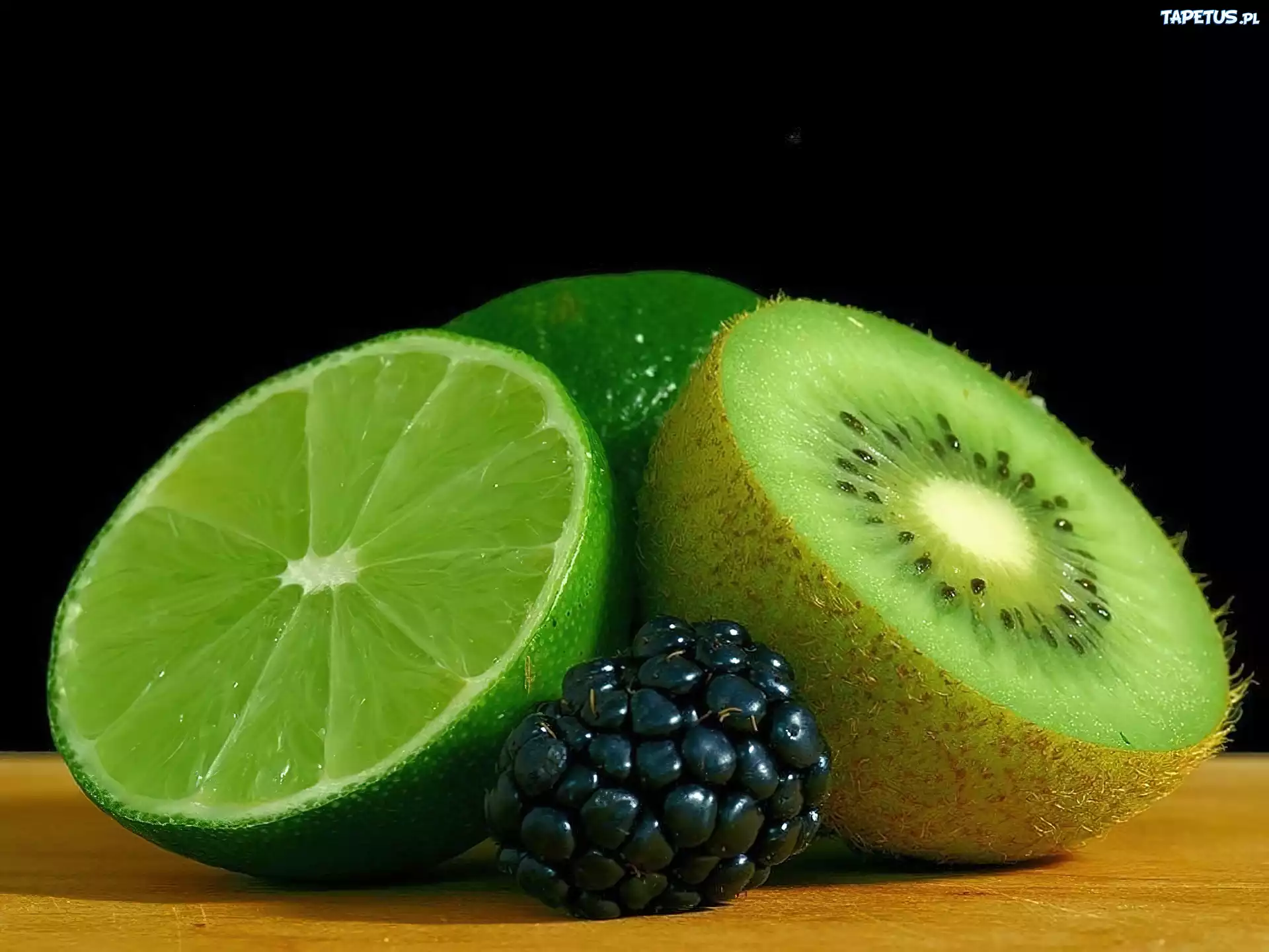Połówka, Limonki, Kiwi, Czarna, Jeżyna