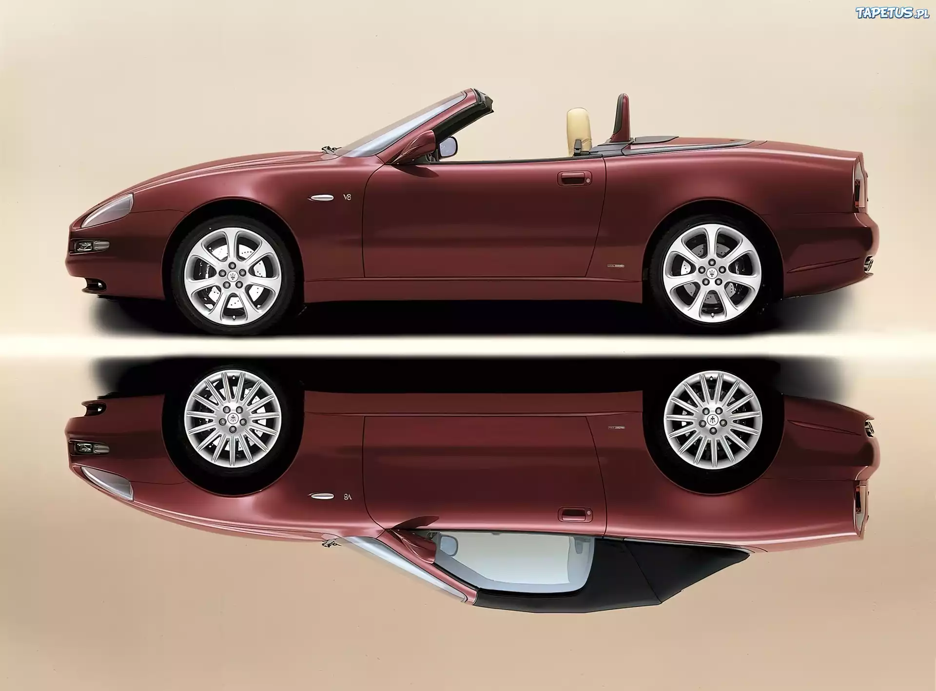 Bordowe, Maserati Spyder