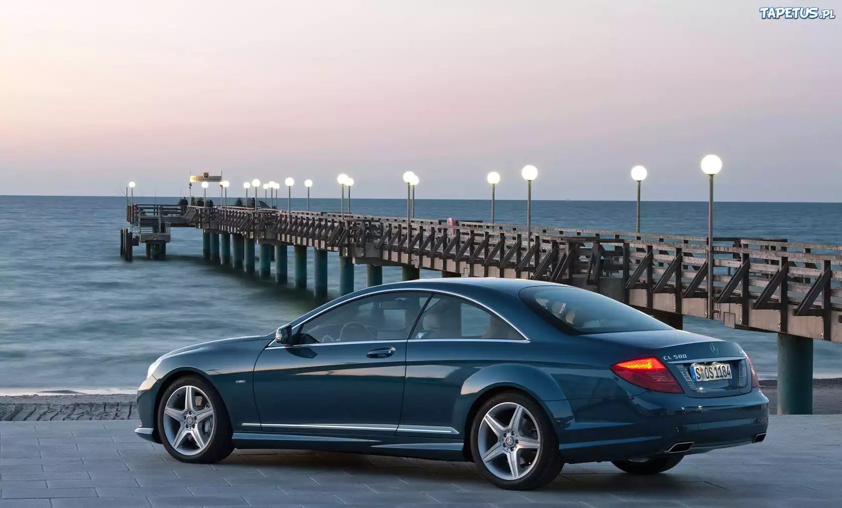 Granatowy, Mercedes CL 500