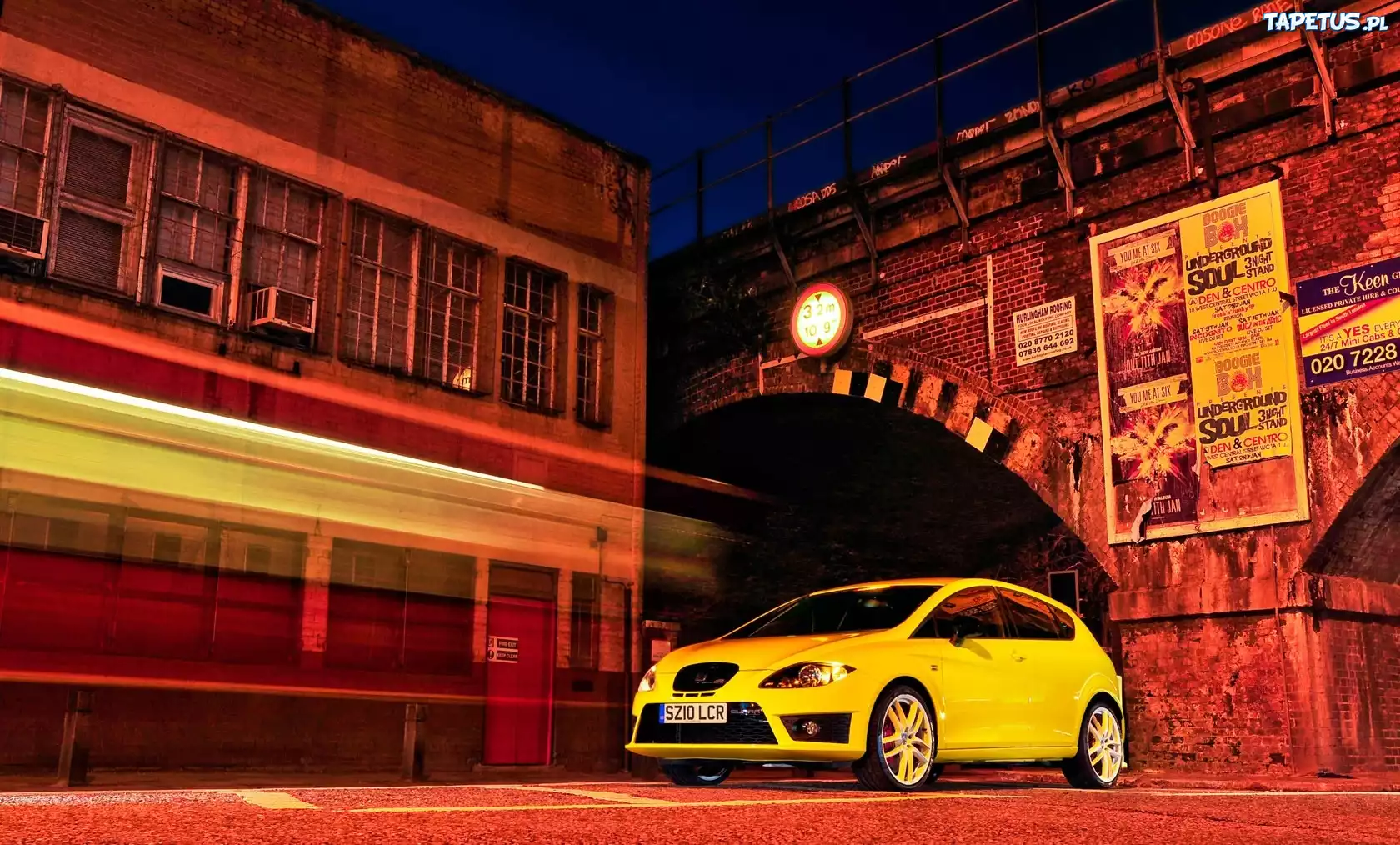 Żółty, Seat Leon Cupra R
