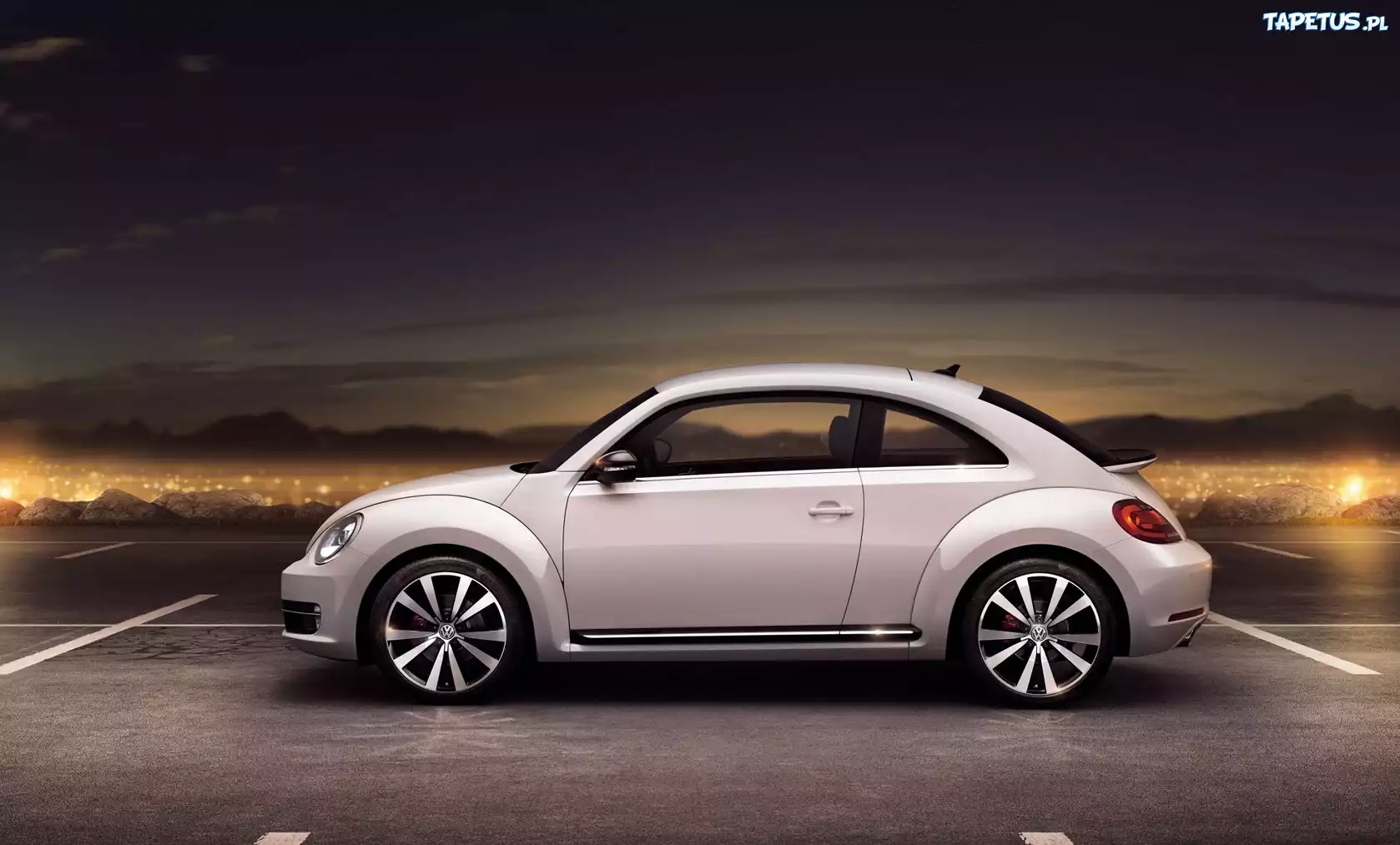 Biały, Volkswagen Beetle