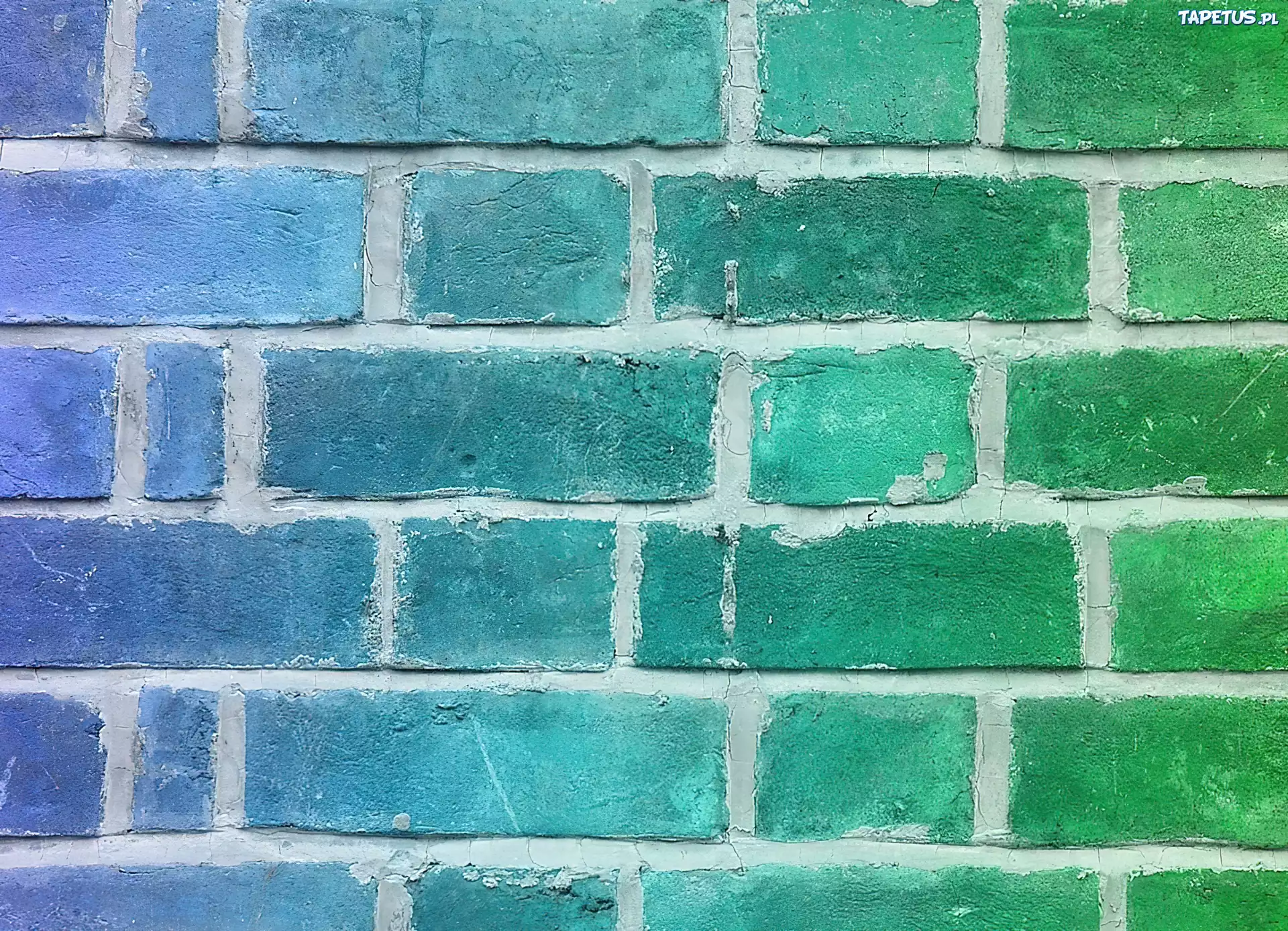 Zielono, Niebieski, Mur