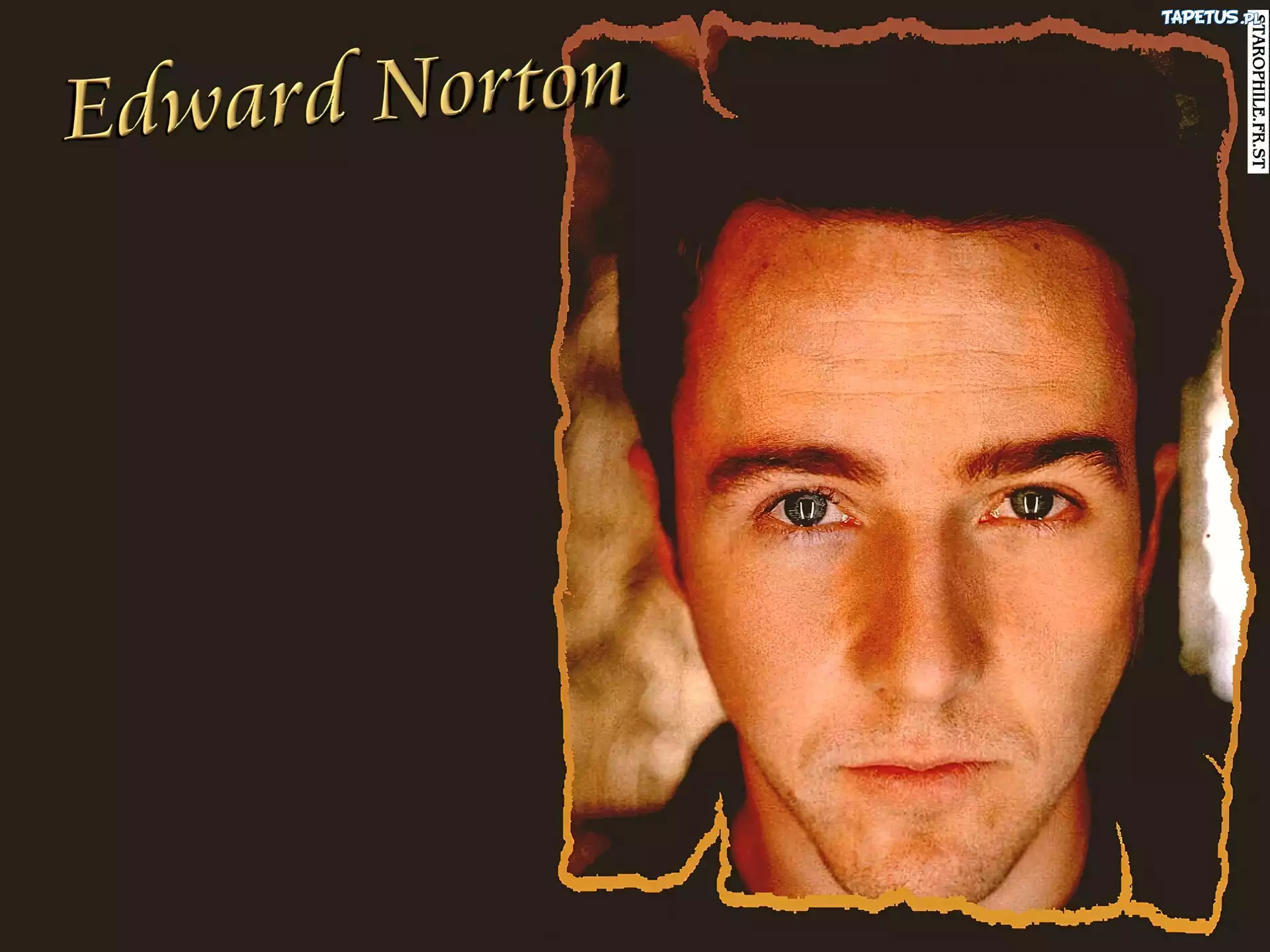 Edward Norton,twarz, zielone oczy