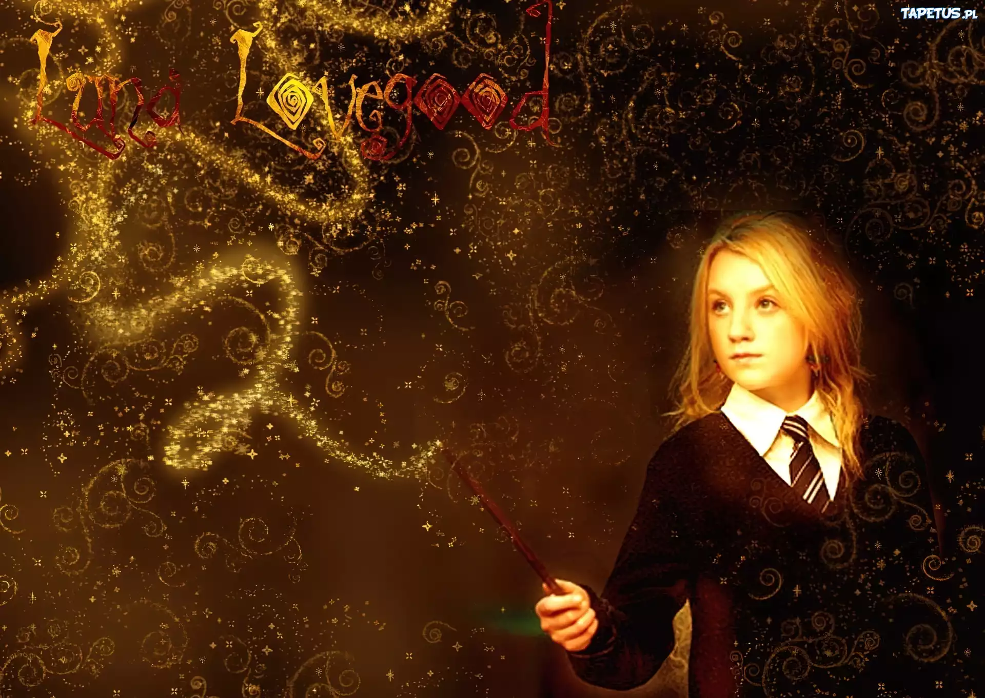 Luna Lovegood, Różdżka, Harry Potter