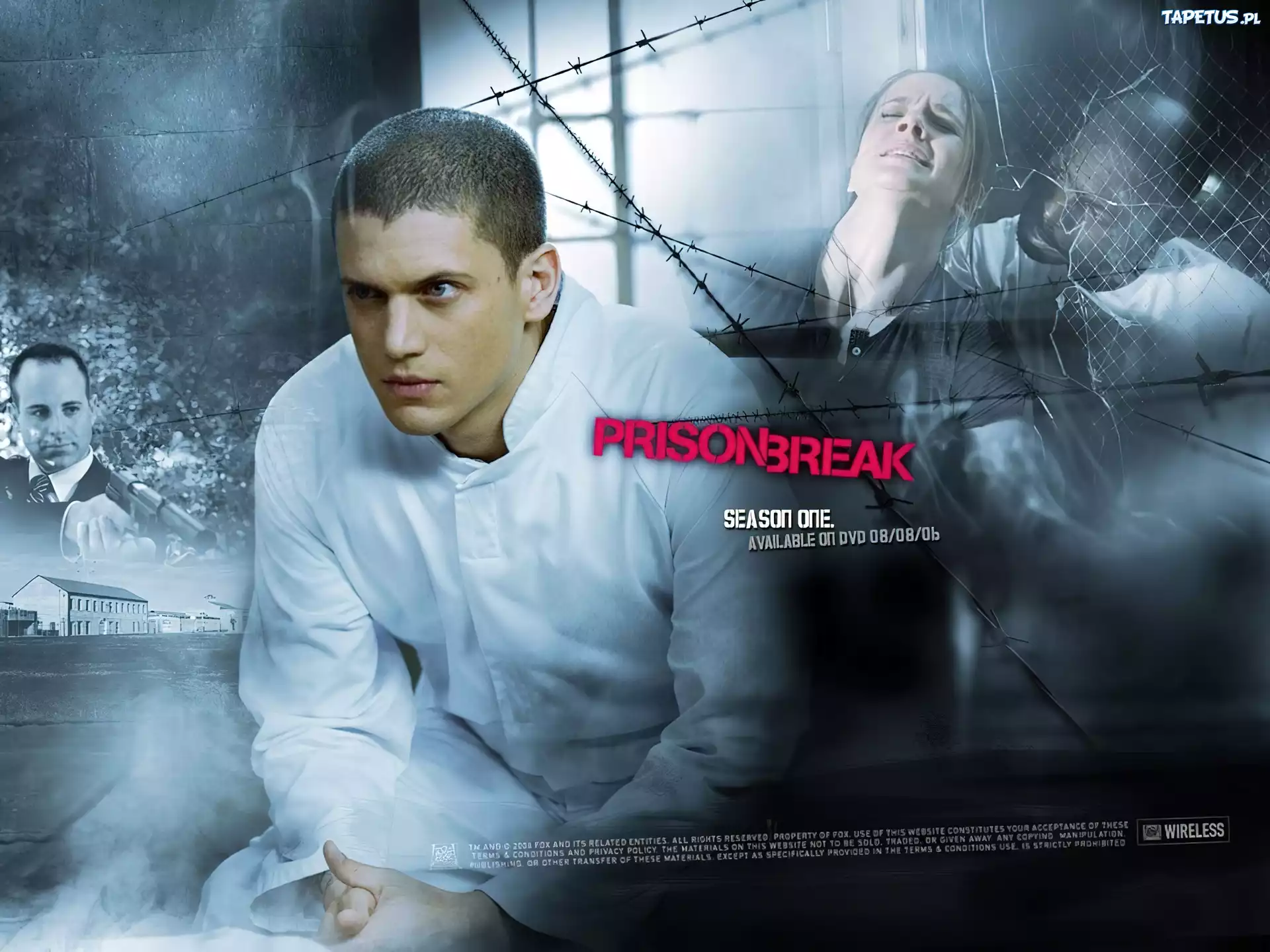 Prison Break, Wentworth Miller, Sarah Wayne Callies, Paul Adelstein, drut, kolczasty, zdjęcia