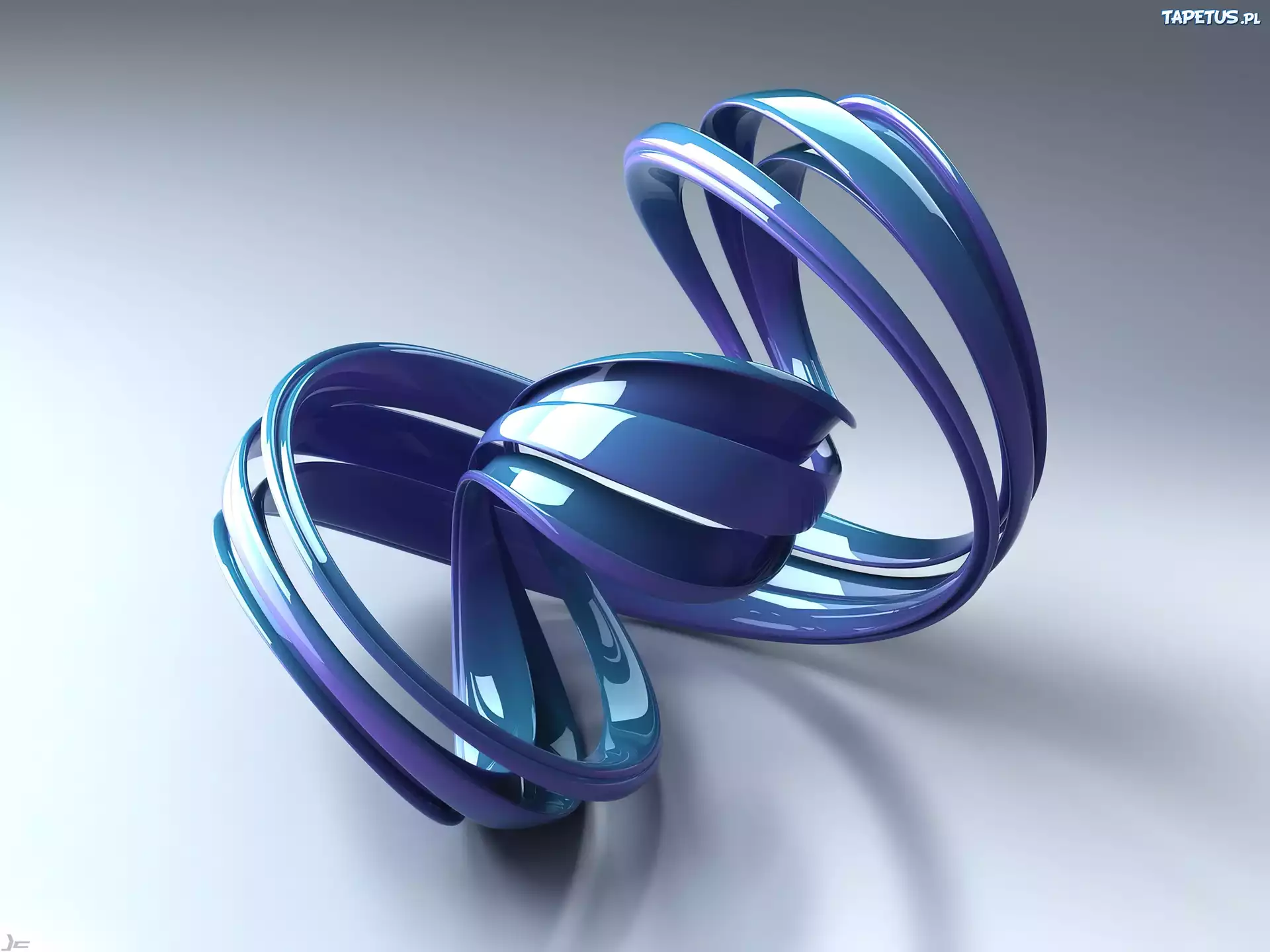 Niebieski, Zwinięty, Kabel