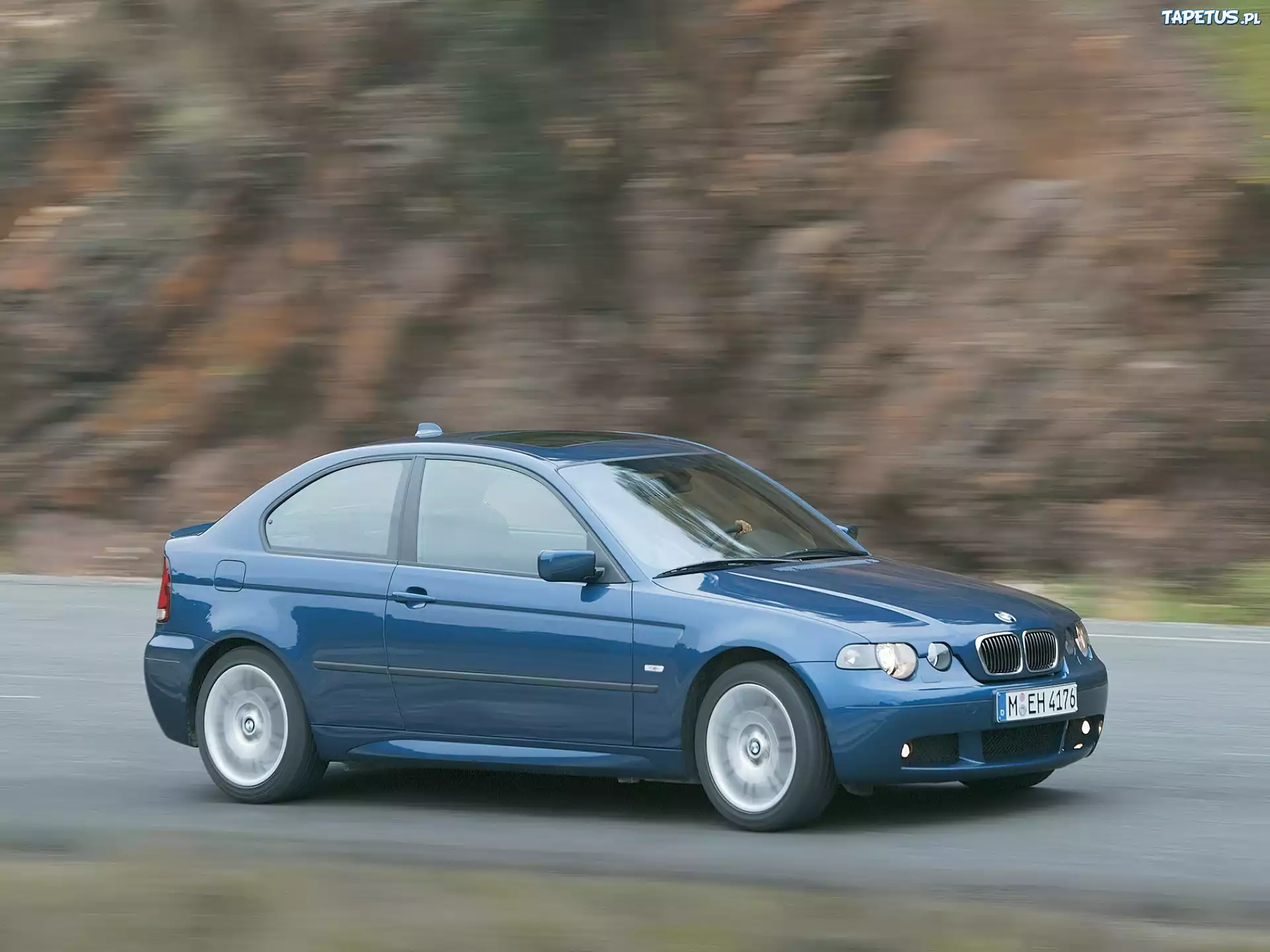 Niebieskie, BMW 325ti, Compact