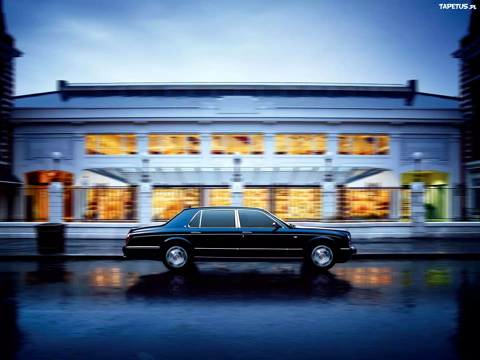 Bentley Arnage, Ciemne, Szyby