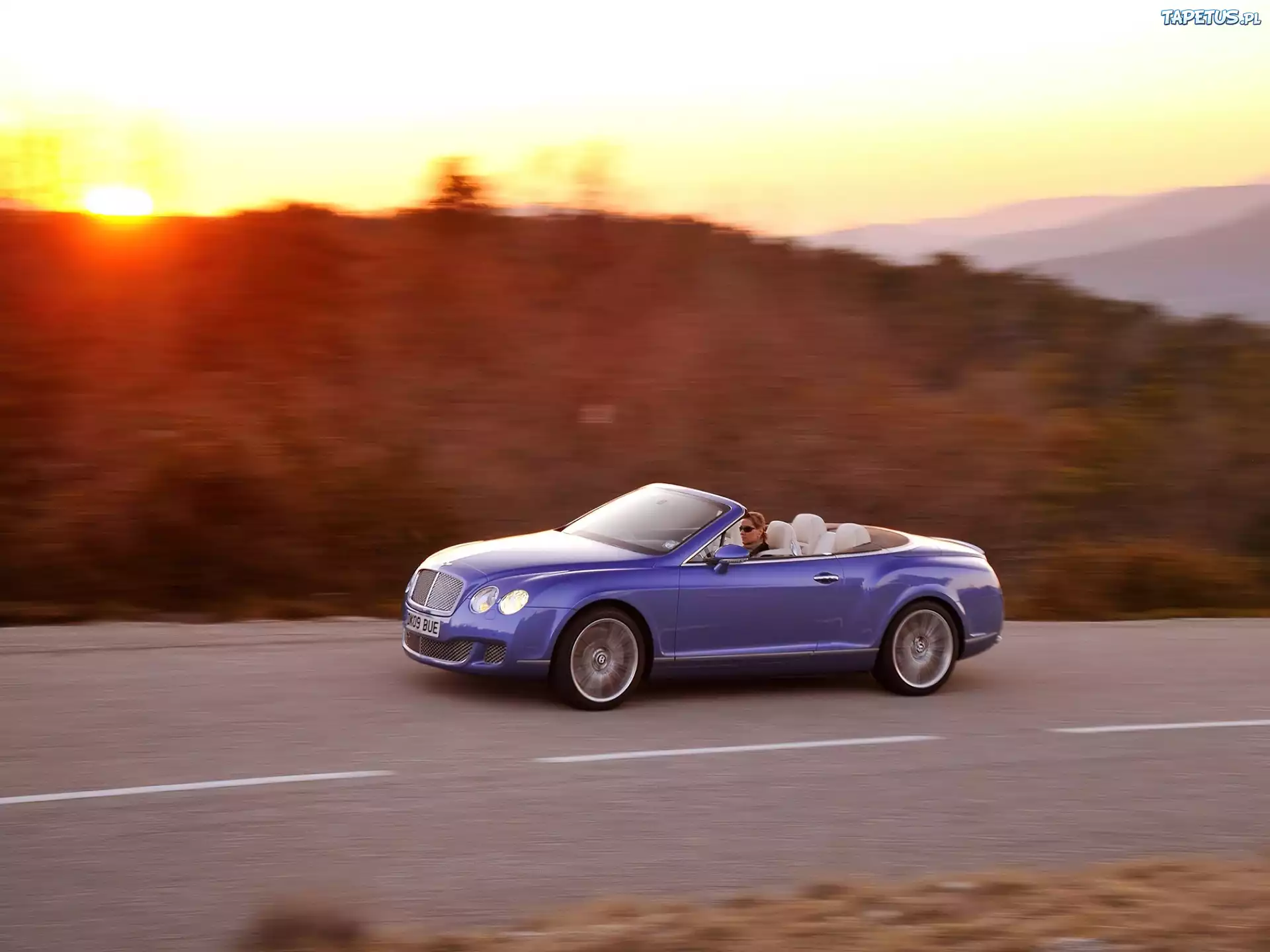 Bentley Continental GTC, Zachód, Słońca