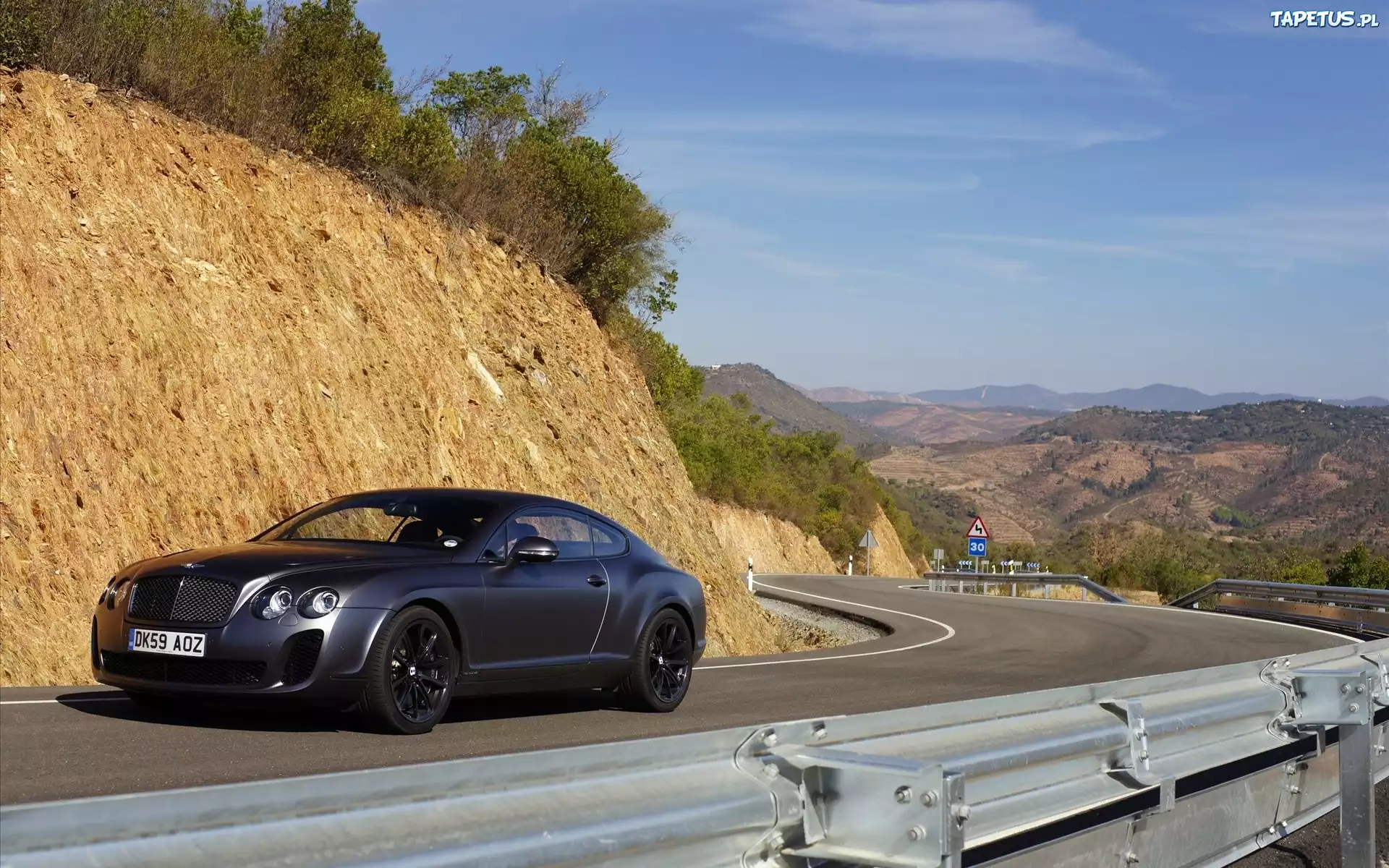 Bentley Continental GTC, Czarny, Mat