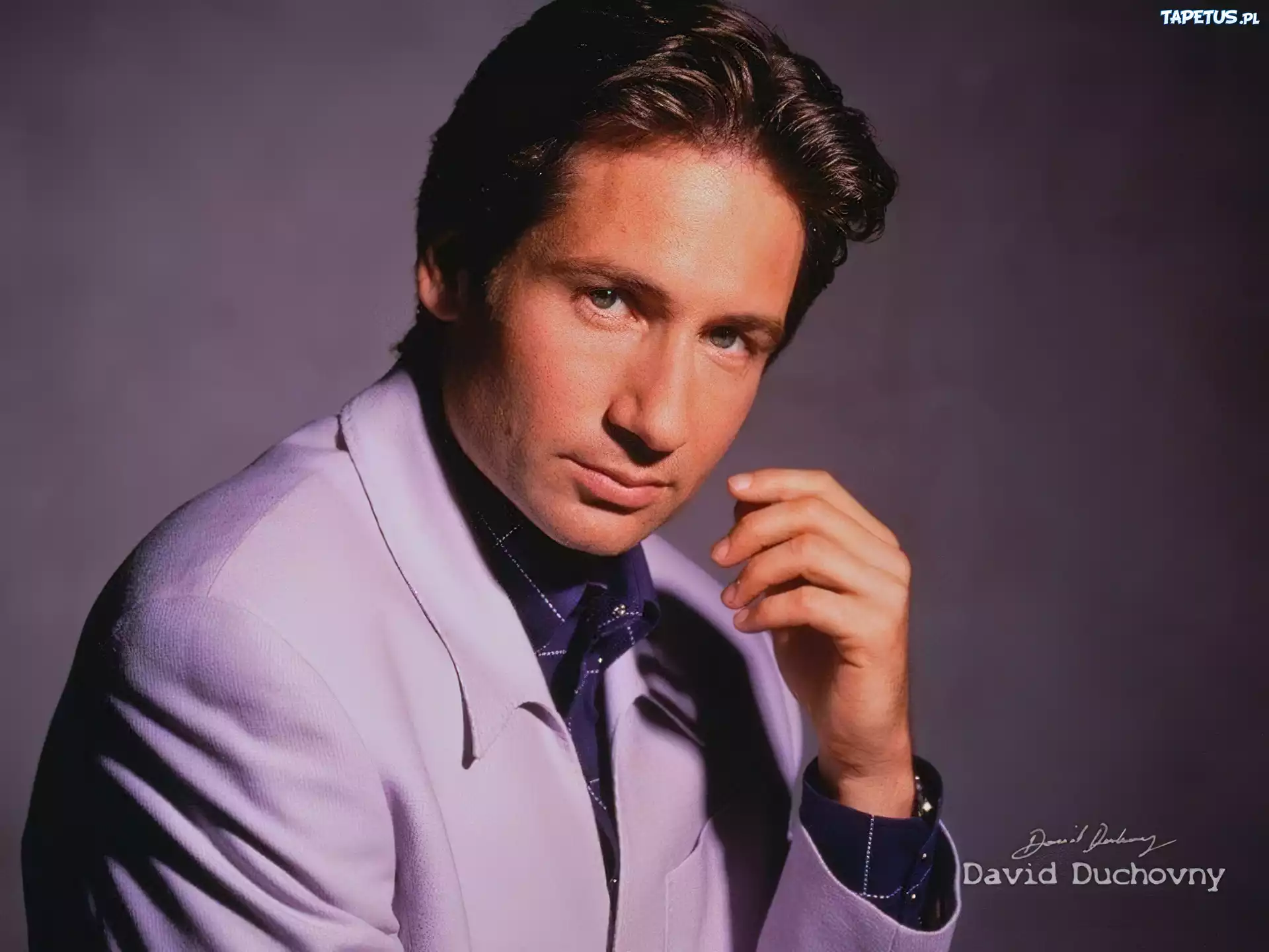 David Duchovny,koszula, marynarka