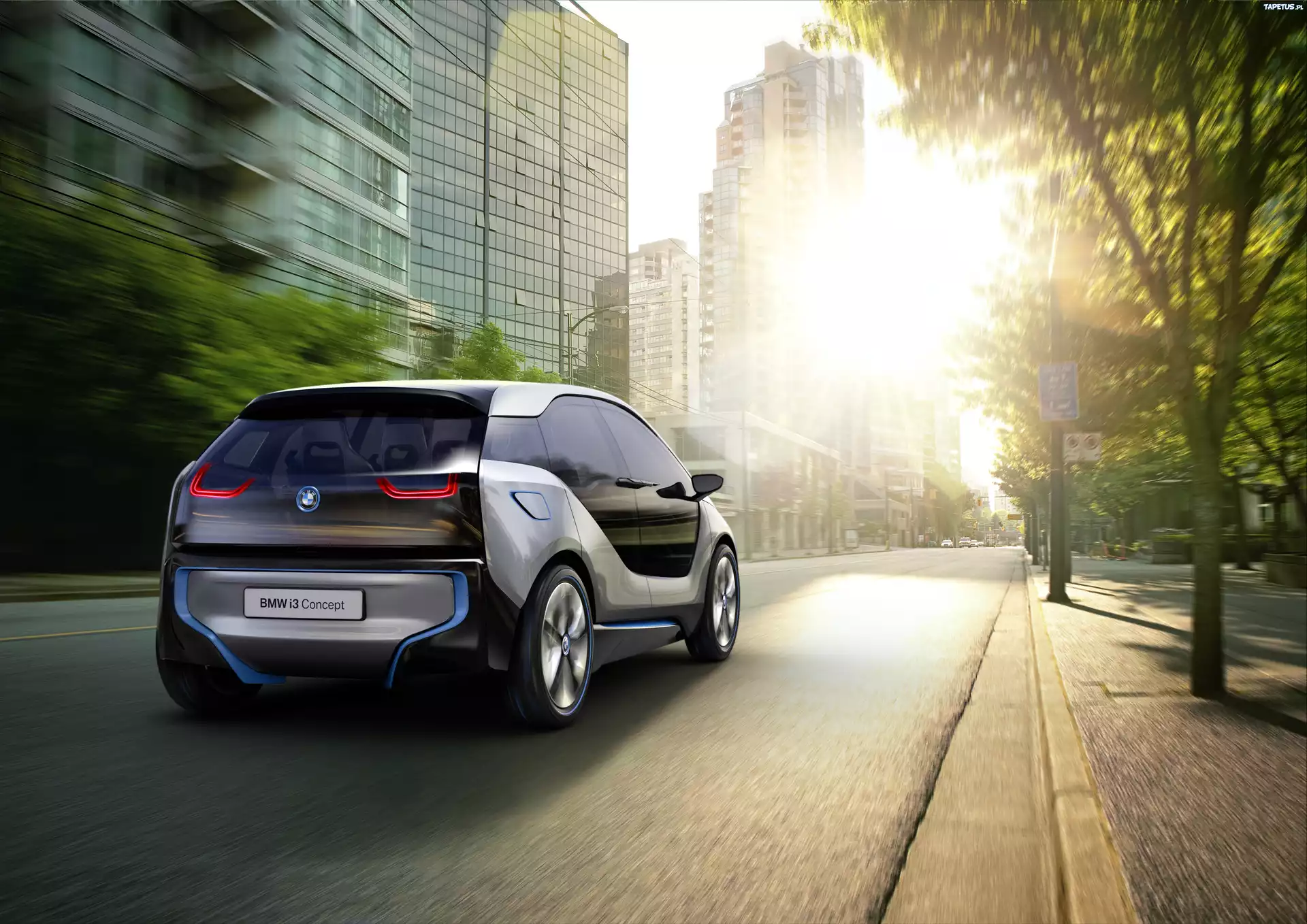 BMW I3, Neonowe, Światła