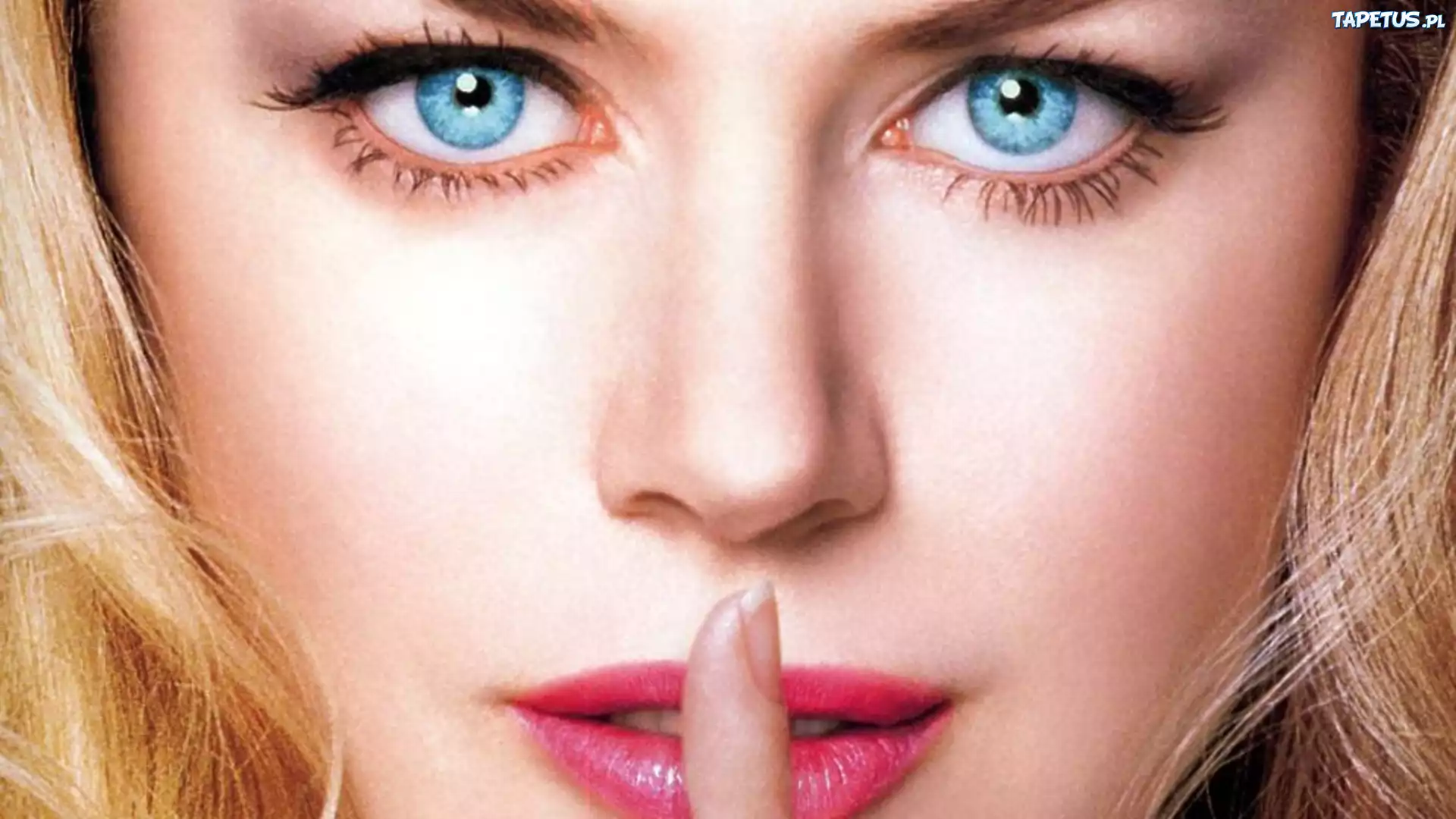 Twarz, Nicole Kidman, Palec