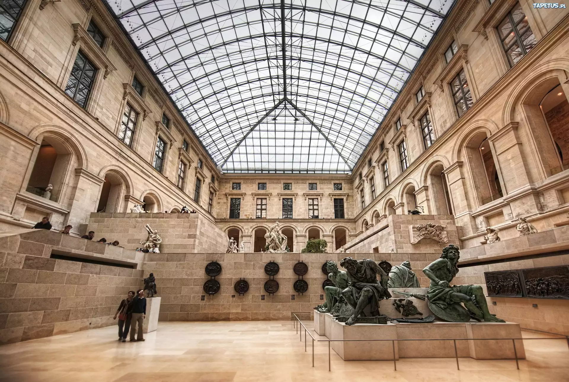 Muzeum, Louvr, Paryż, Francja