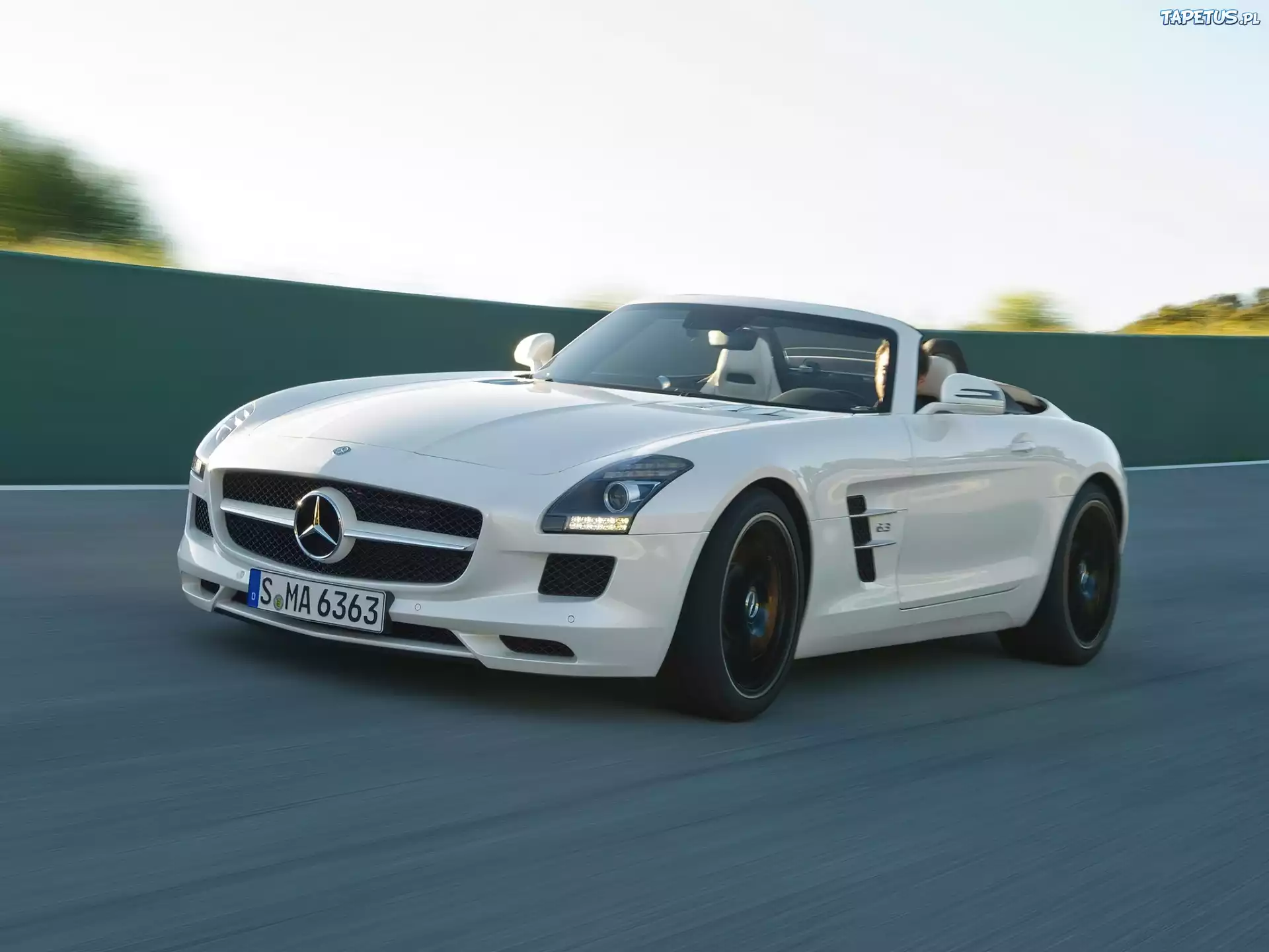 Mercedes-Benz SLS AMG, Czarne, Alufelgi