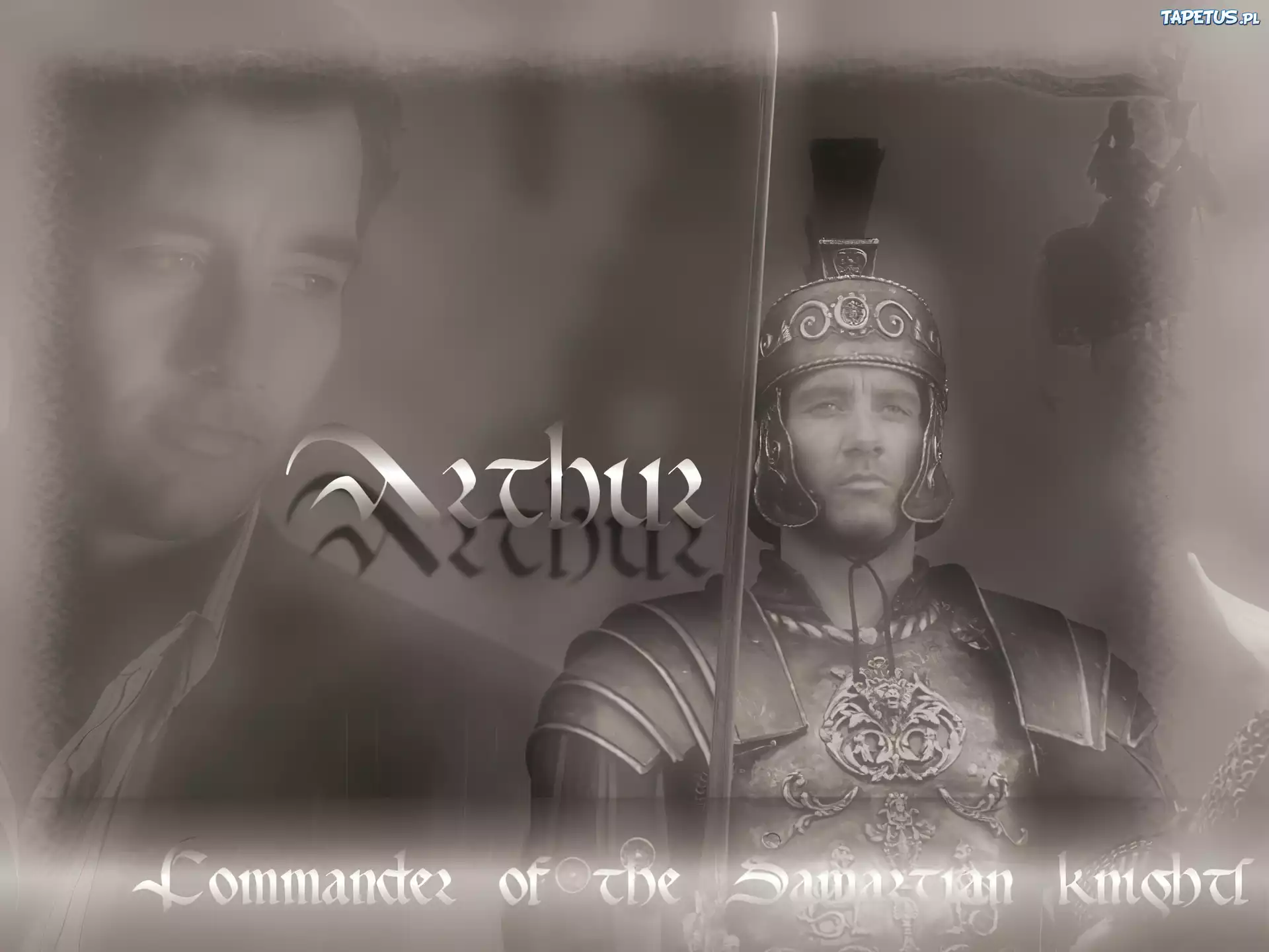Clive Owen,zbroja, hełm