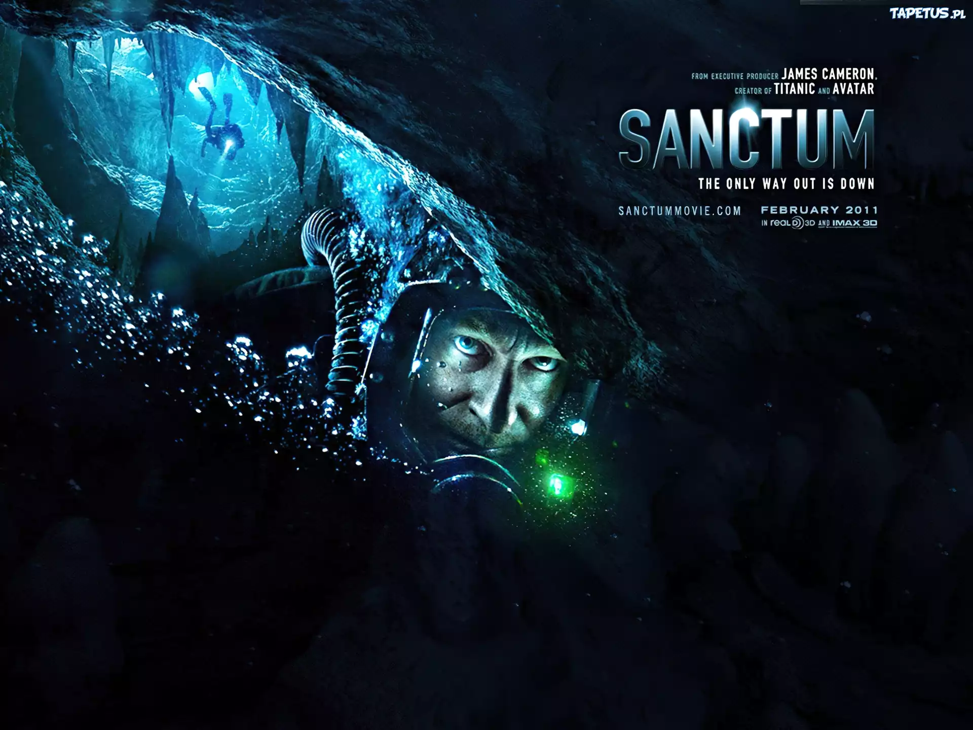Film, Sanctum, Nurek, Jaskinia