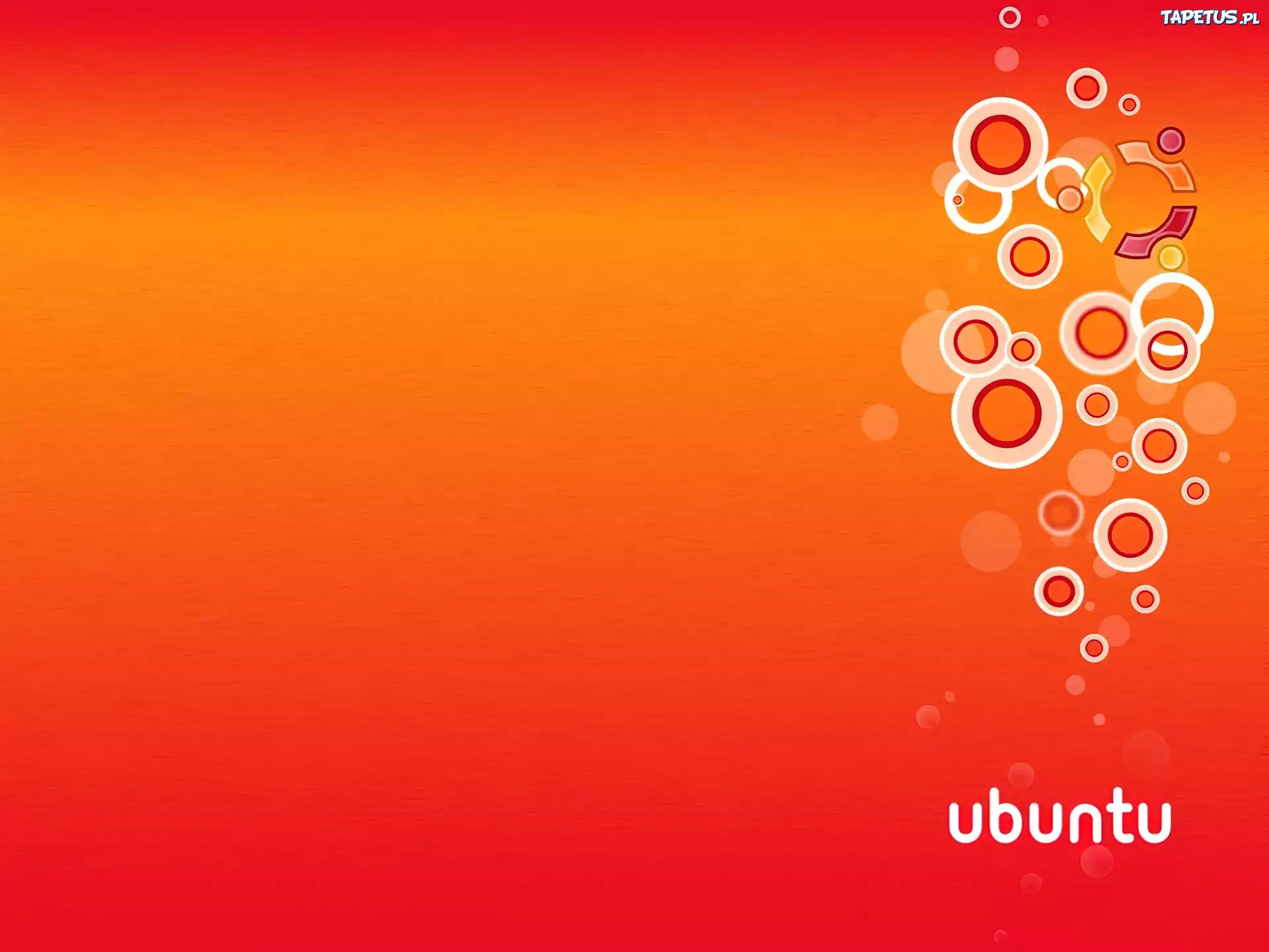 Ubuntu, grafika, symbol, ludzie, krąg
