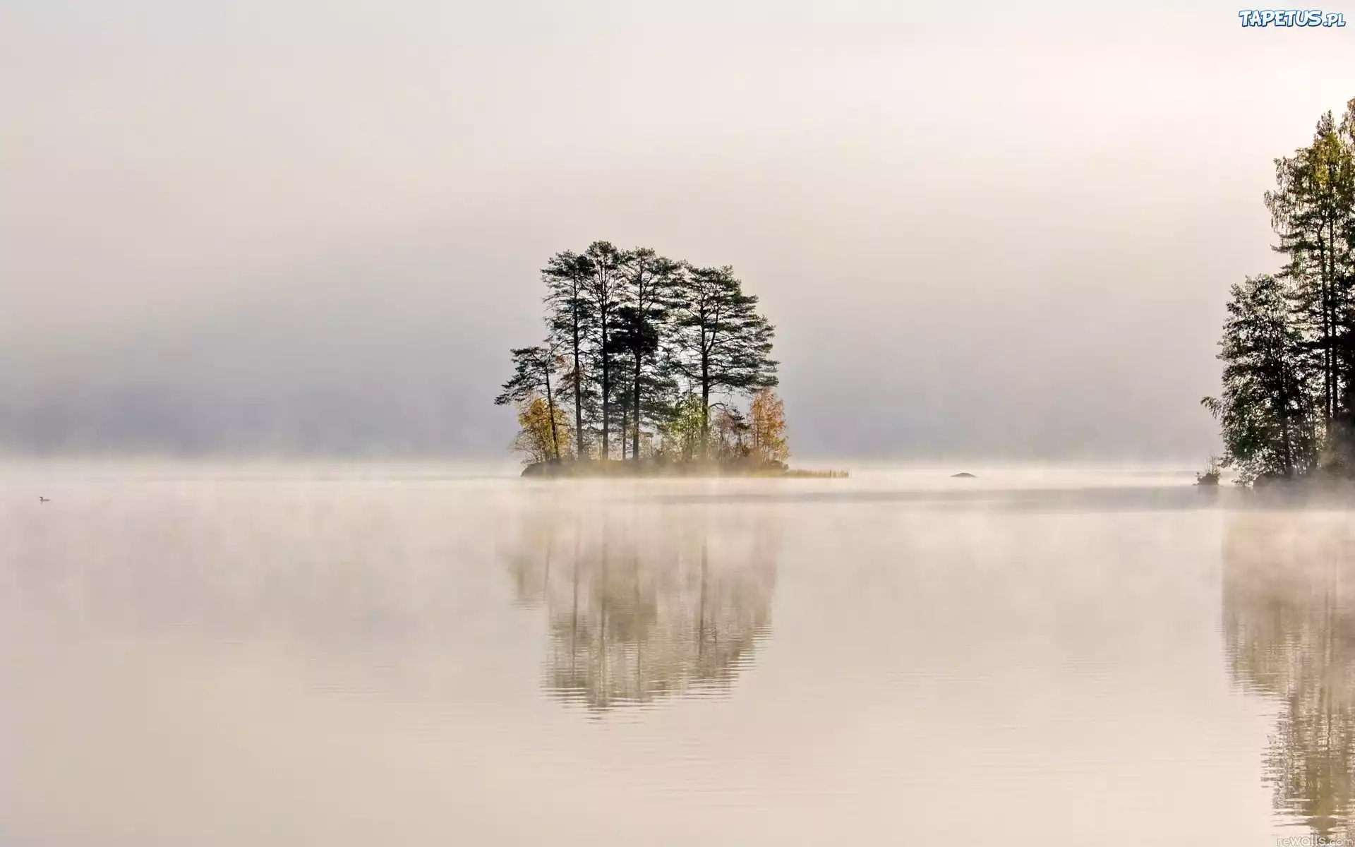 Jezioro, Mgła