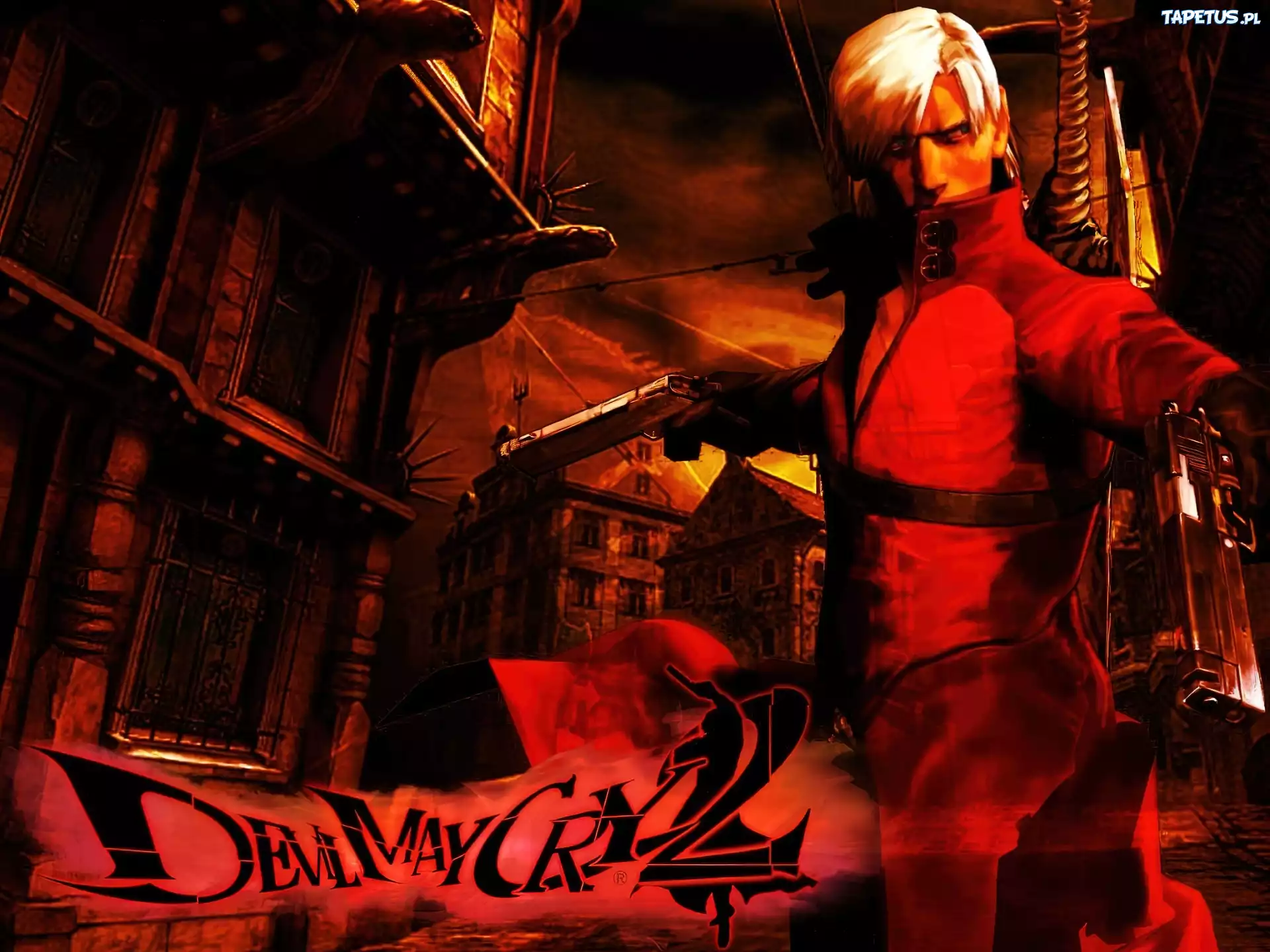 broń, mężczyzna, postać, Devil May Cry