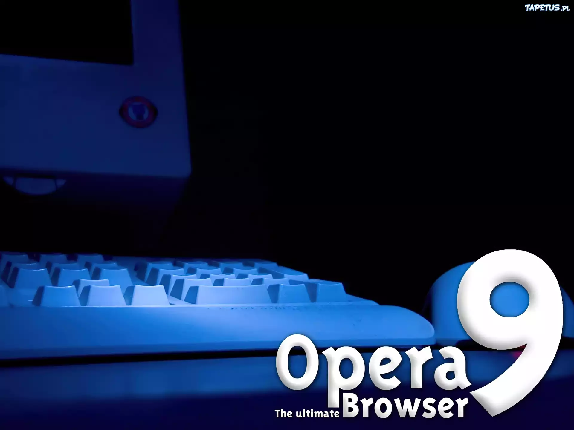 klawiatura, monitor, Opera
