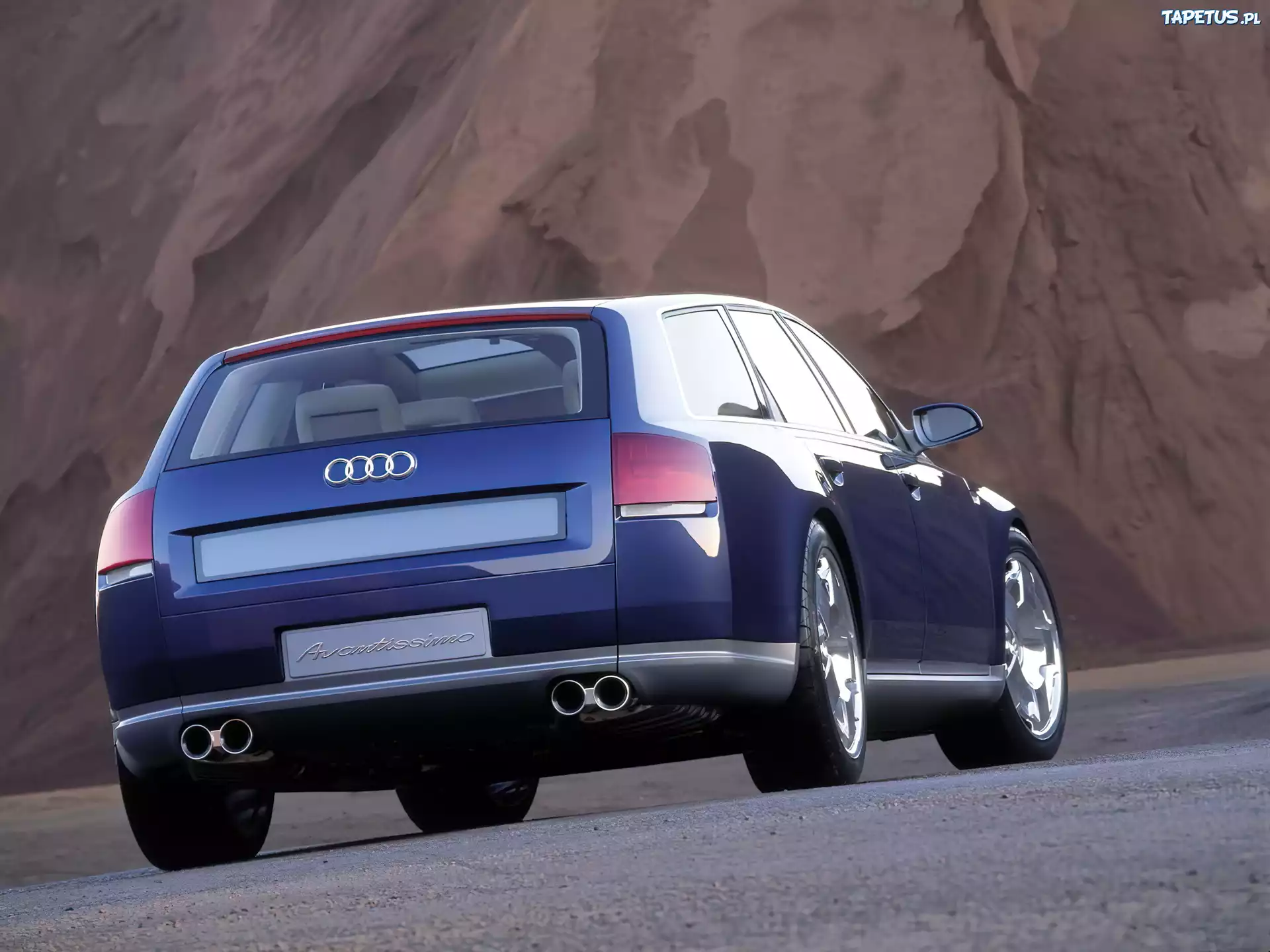 Audi Avantissimo, Tył