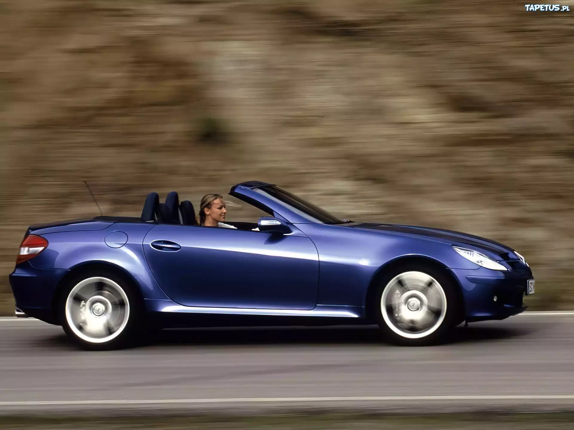 Granatowy, Mercedes SLK