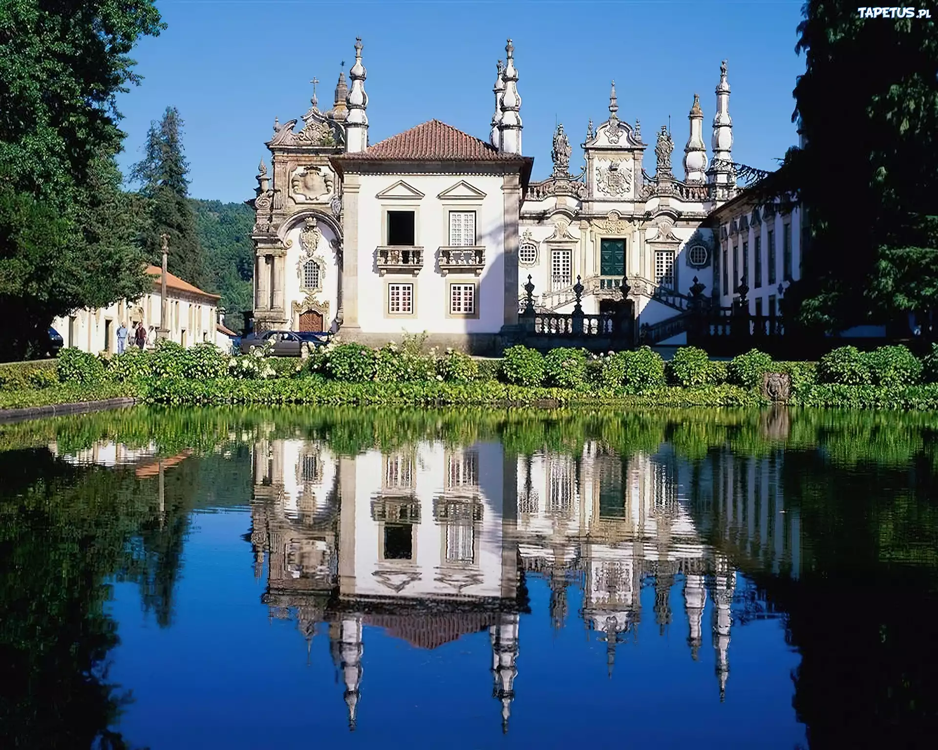 Dom, Jezioro, Zieleń