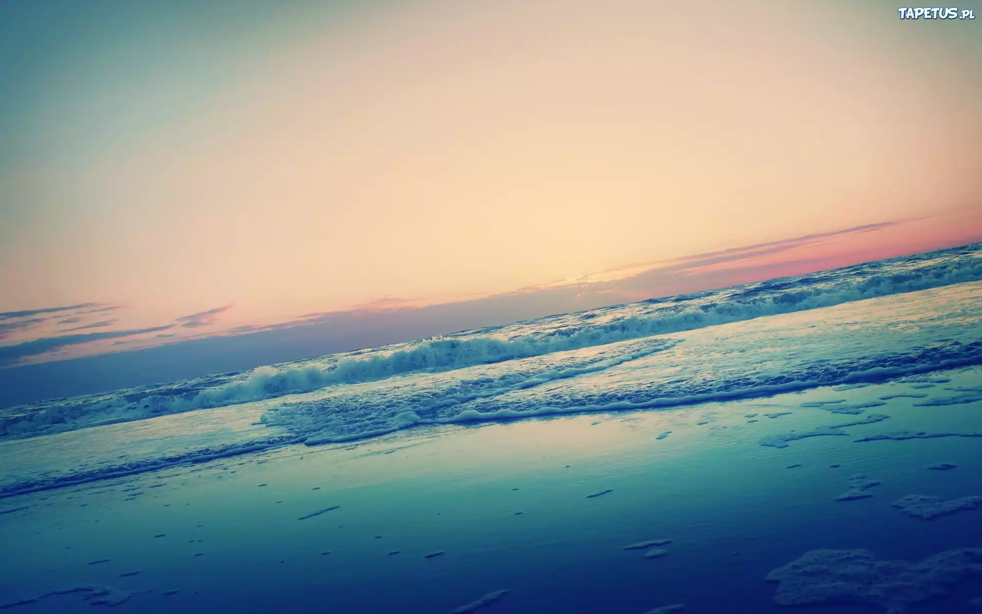 Morze, Plaża, Brzeg, Horyzont