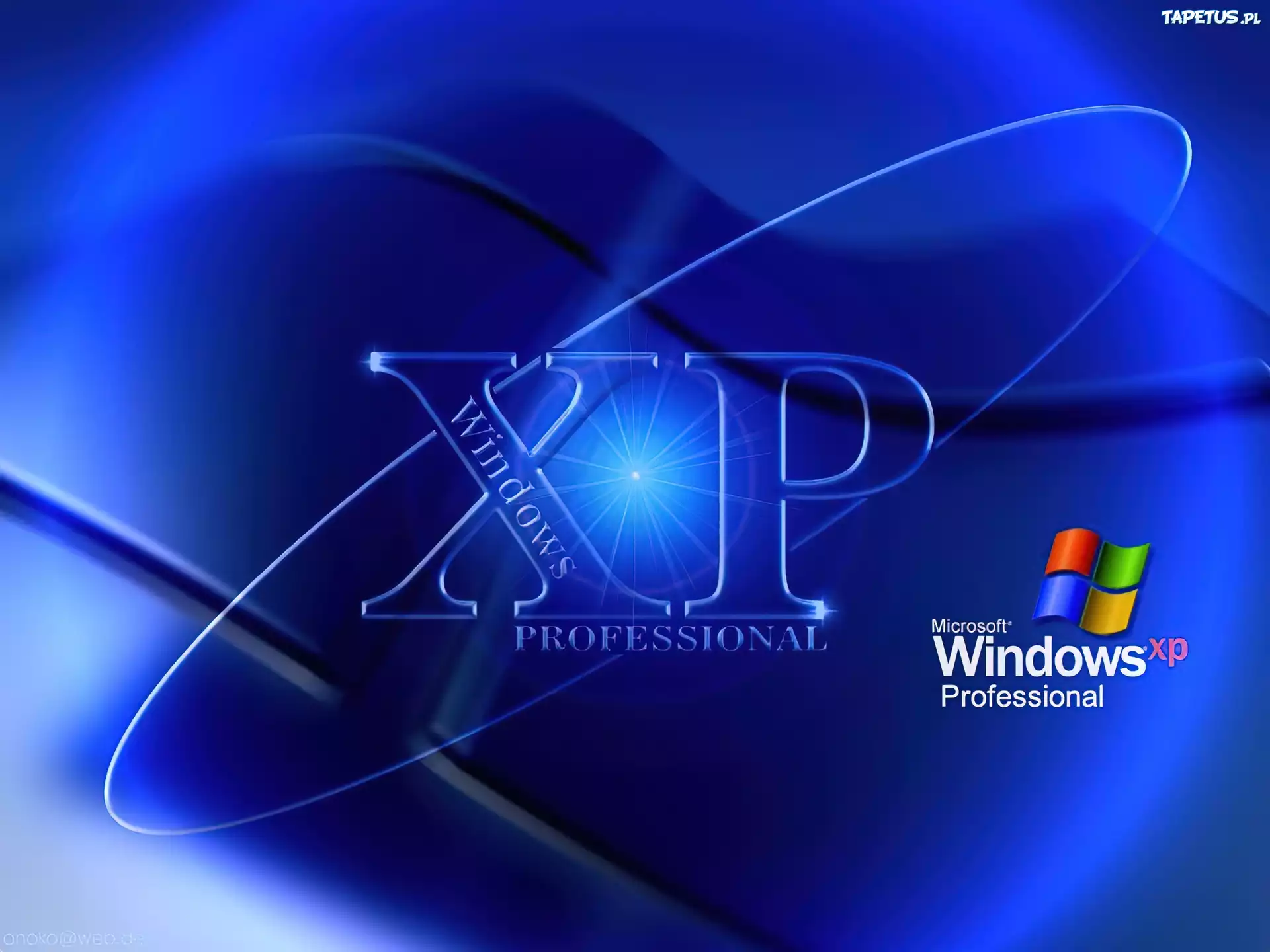 Windows, XP, Niebieskie, Tło