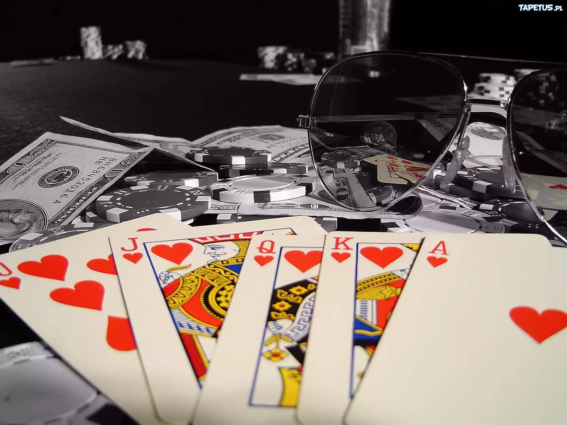 Poker, Okulary