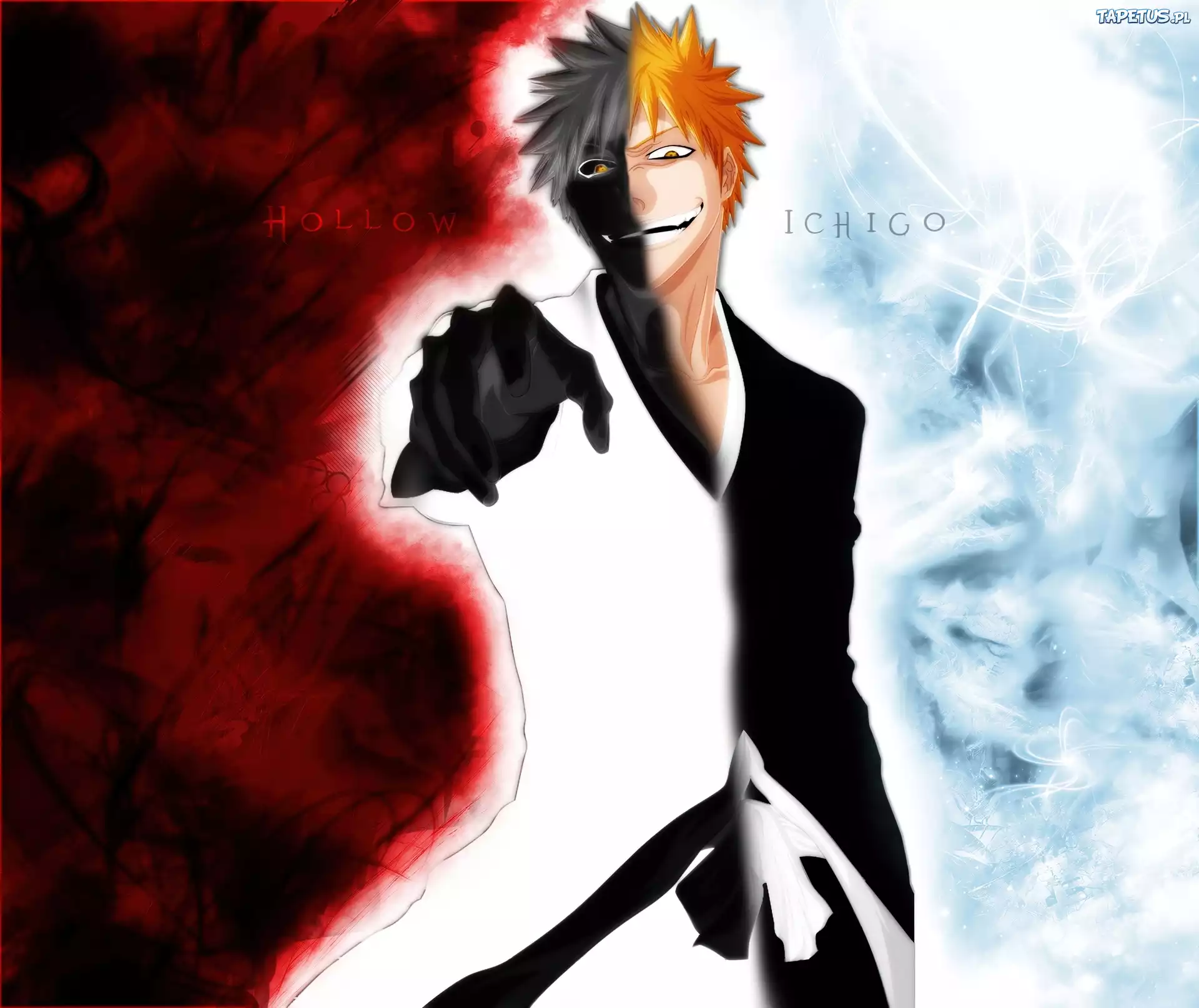 Ichigo, Bleach, Kontrast