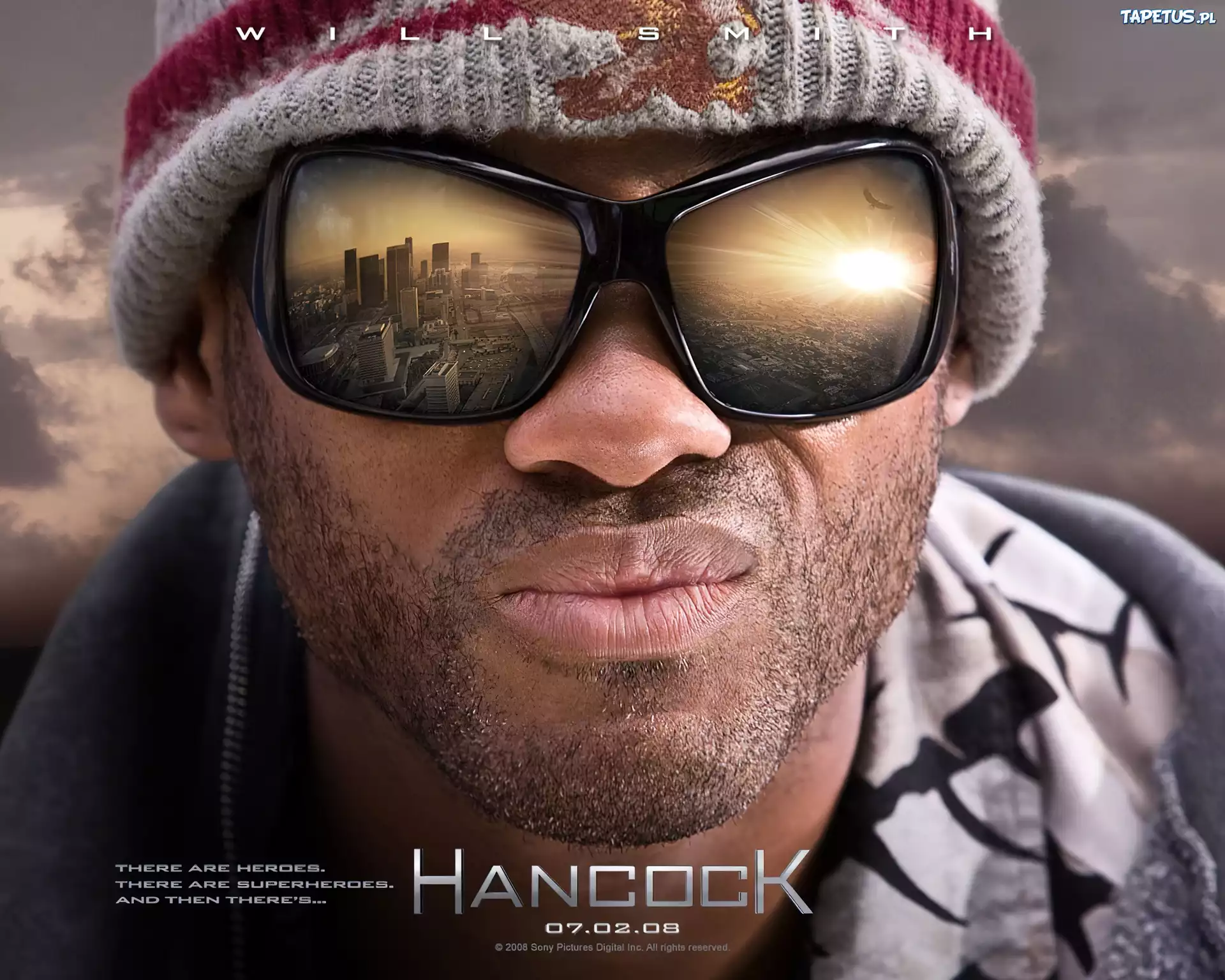 Hancock, okulary, Will Smith
