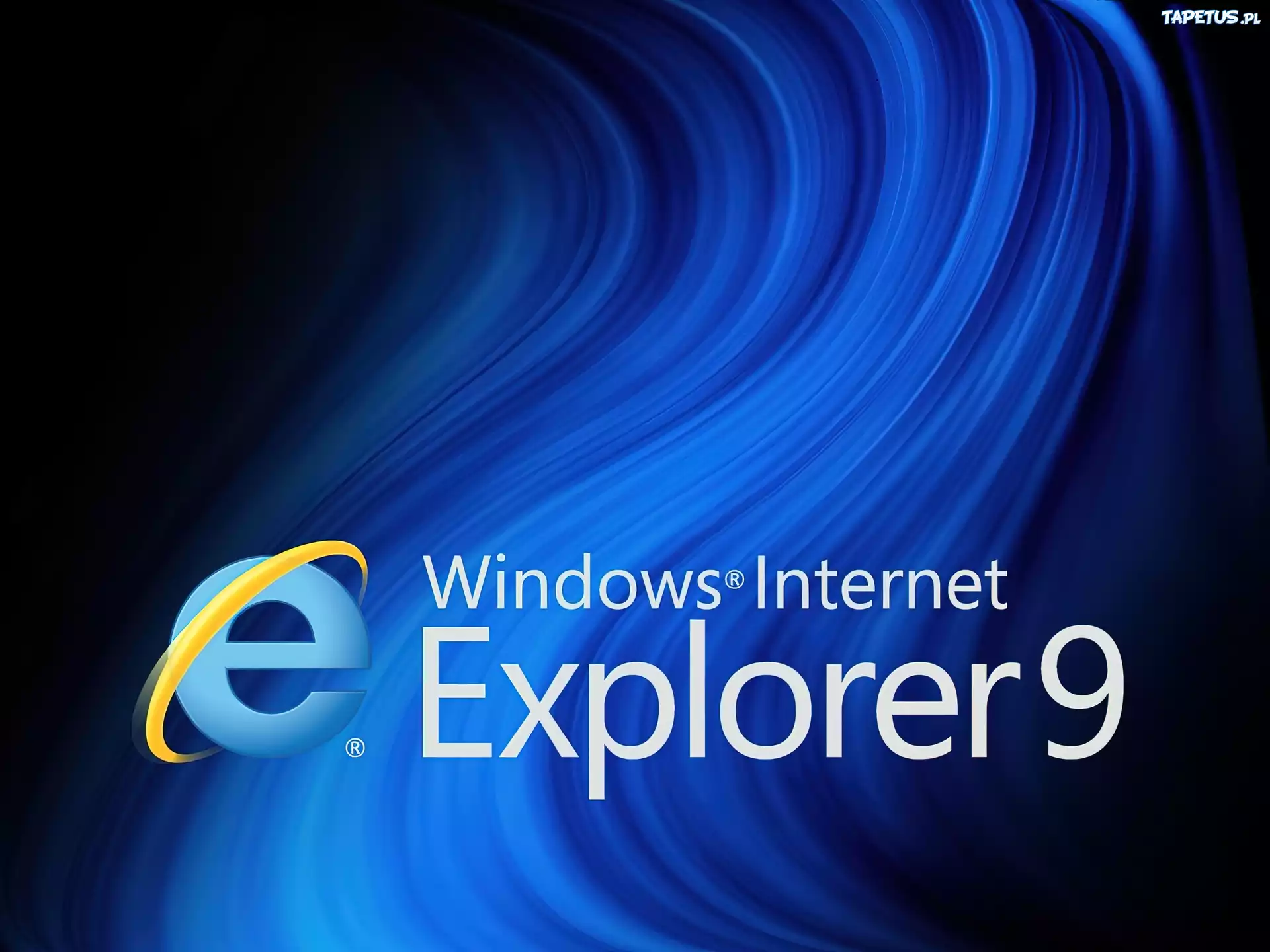 Internet Explorer 9, Niebieska, Fala