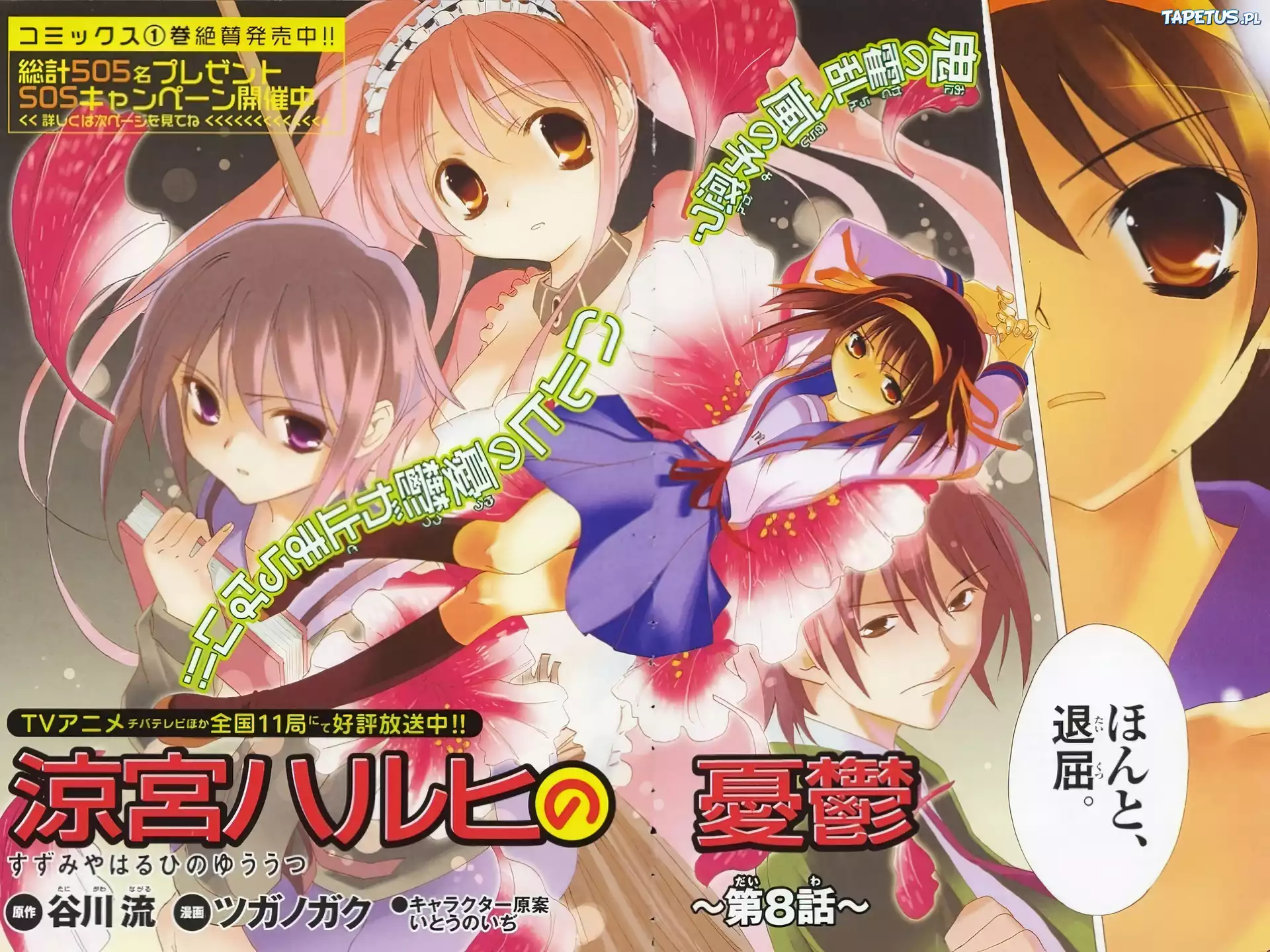 Suzumiya Haruhi No Yuuutsu, dziewczyny, napisy