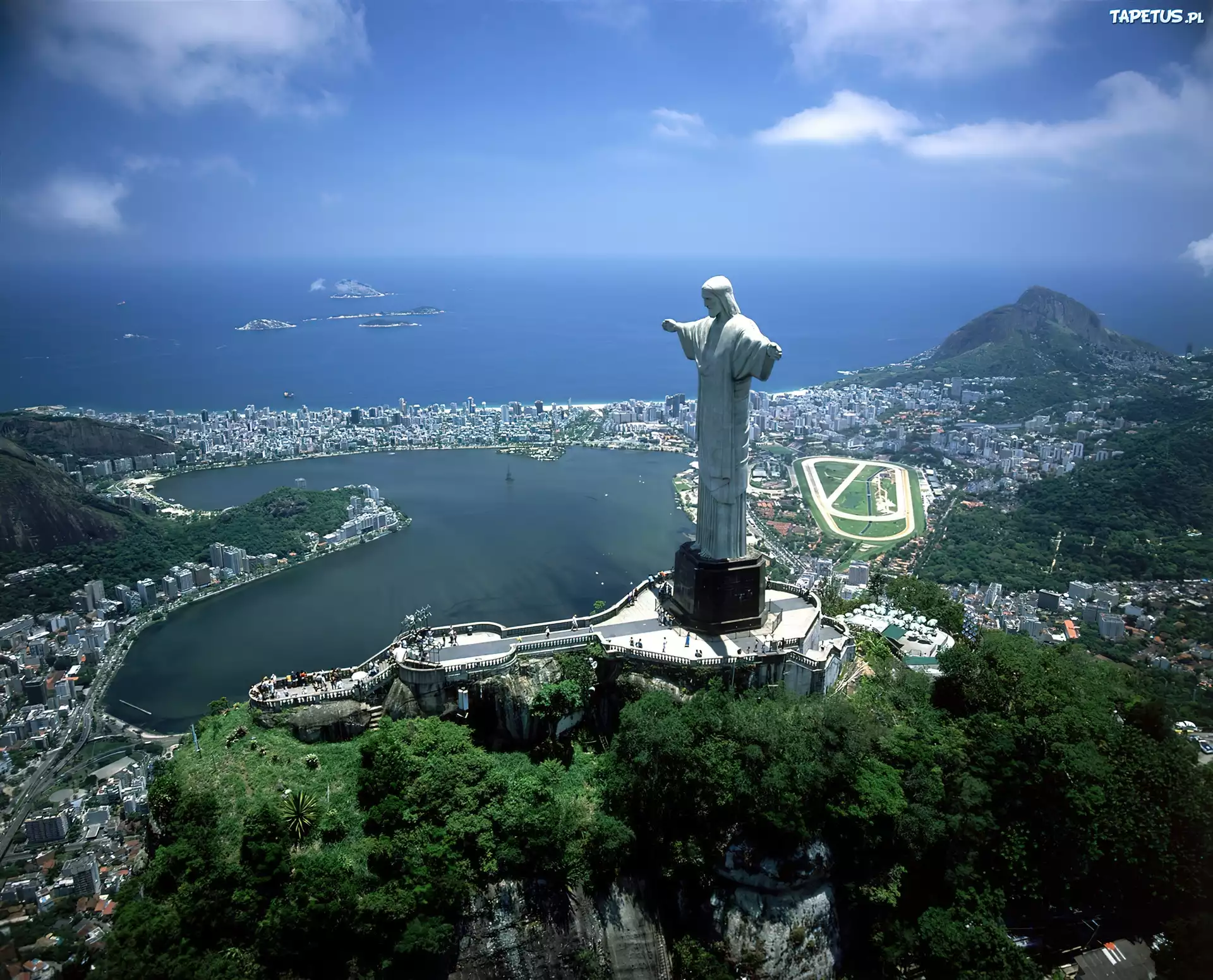 Rio De Janeiro, Jezus, Widok, Brazylia