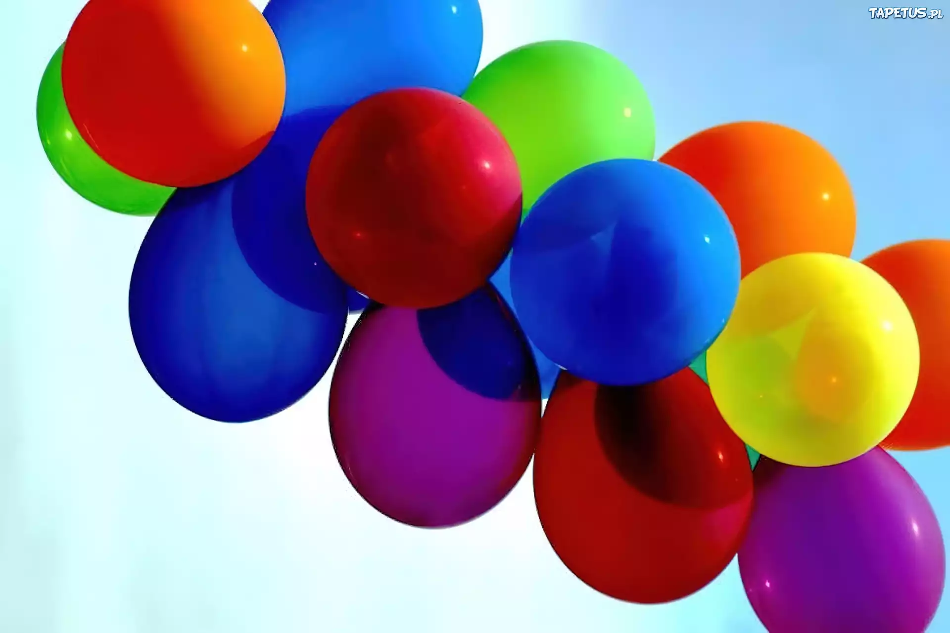 Kolorowe, Balony, Urodziny