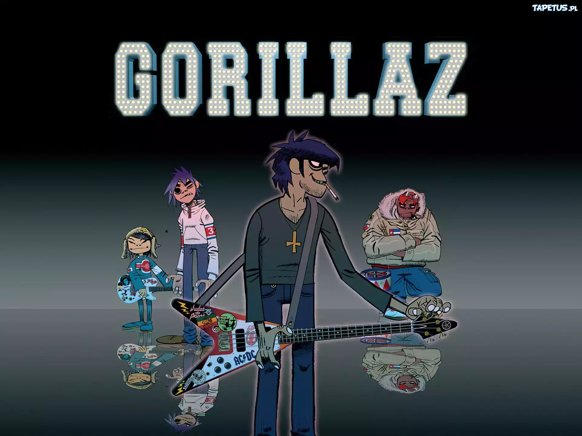 Группа gorillaz альбомы. Группа Gorillaz. Gorillaz обложка. Гориллаз Стайло. Gorillaz обложка группы.