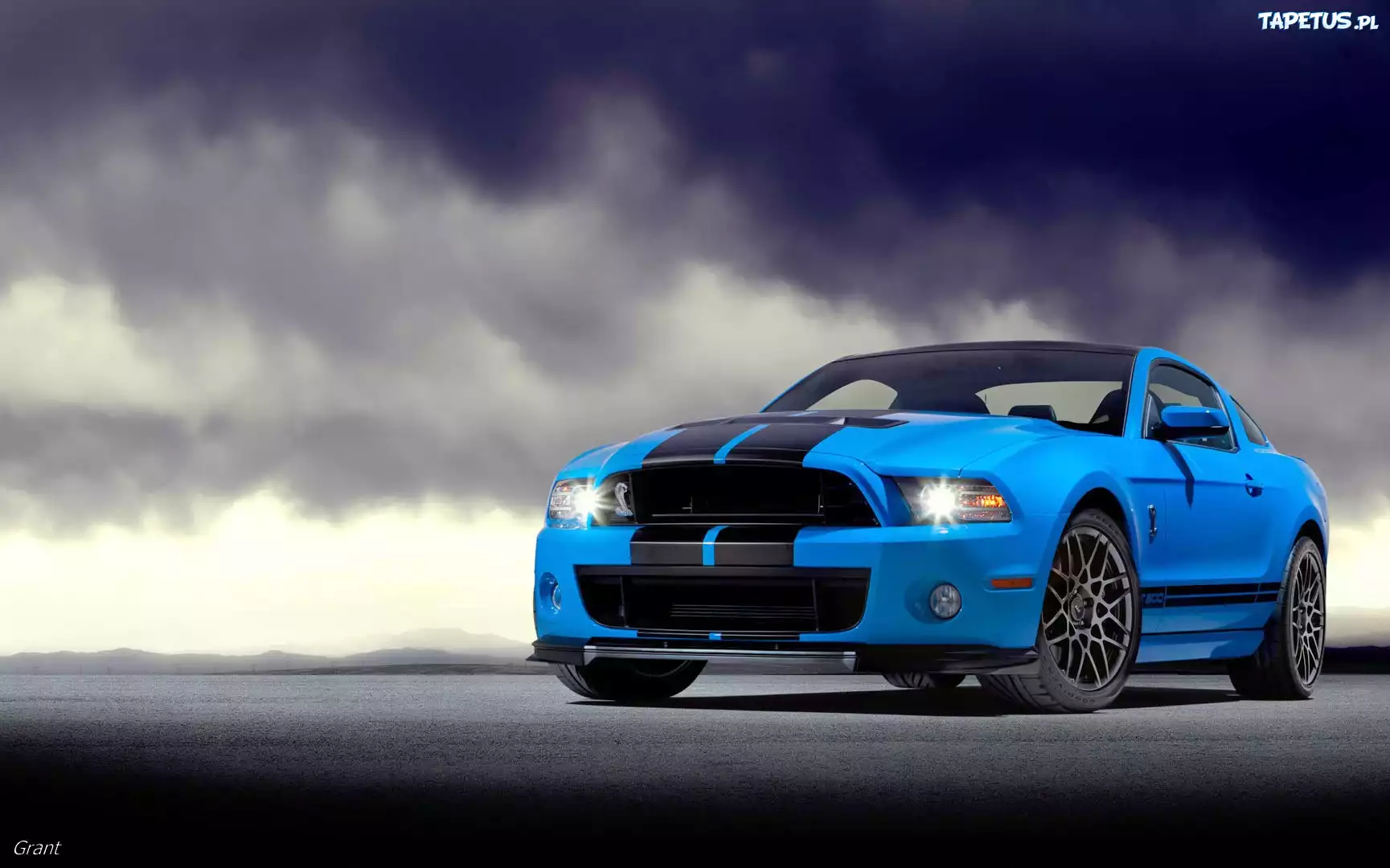 Ford Mustang, Shelby, GT-R500, Chmury