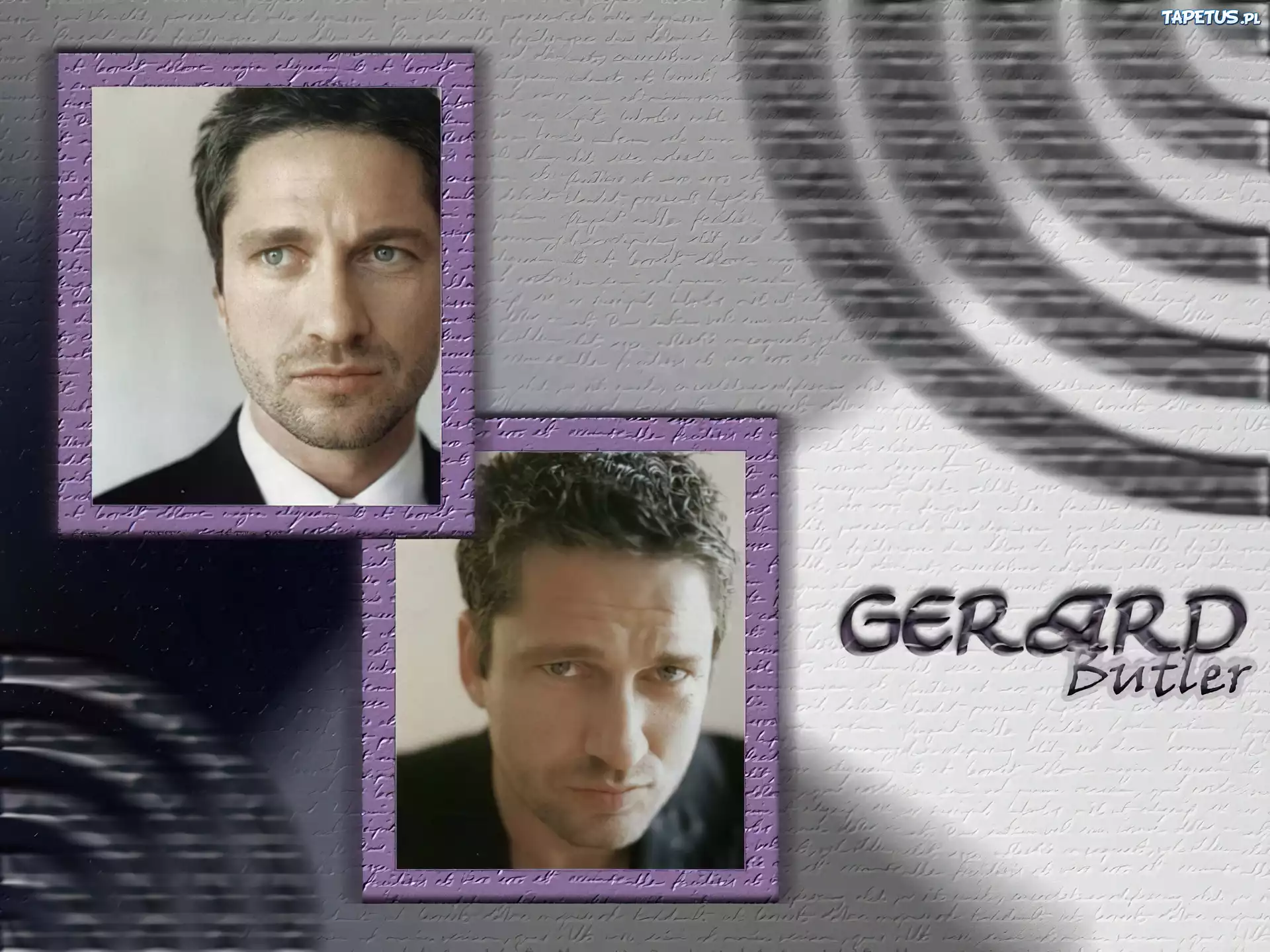 Gerard Butler,twarz