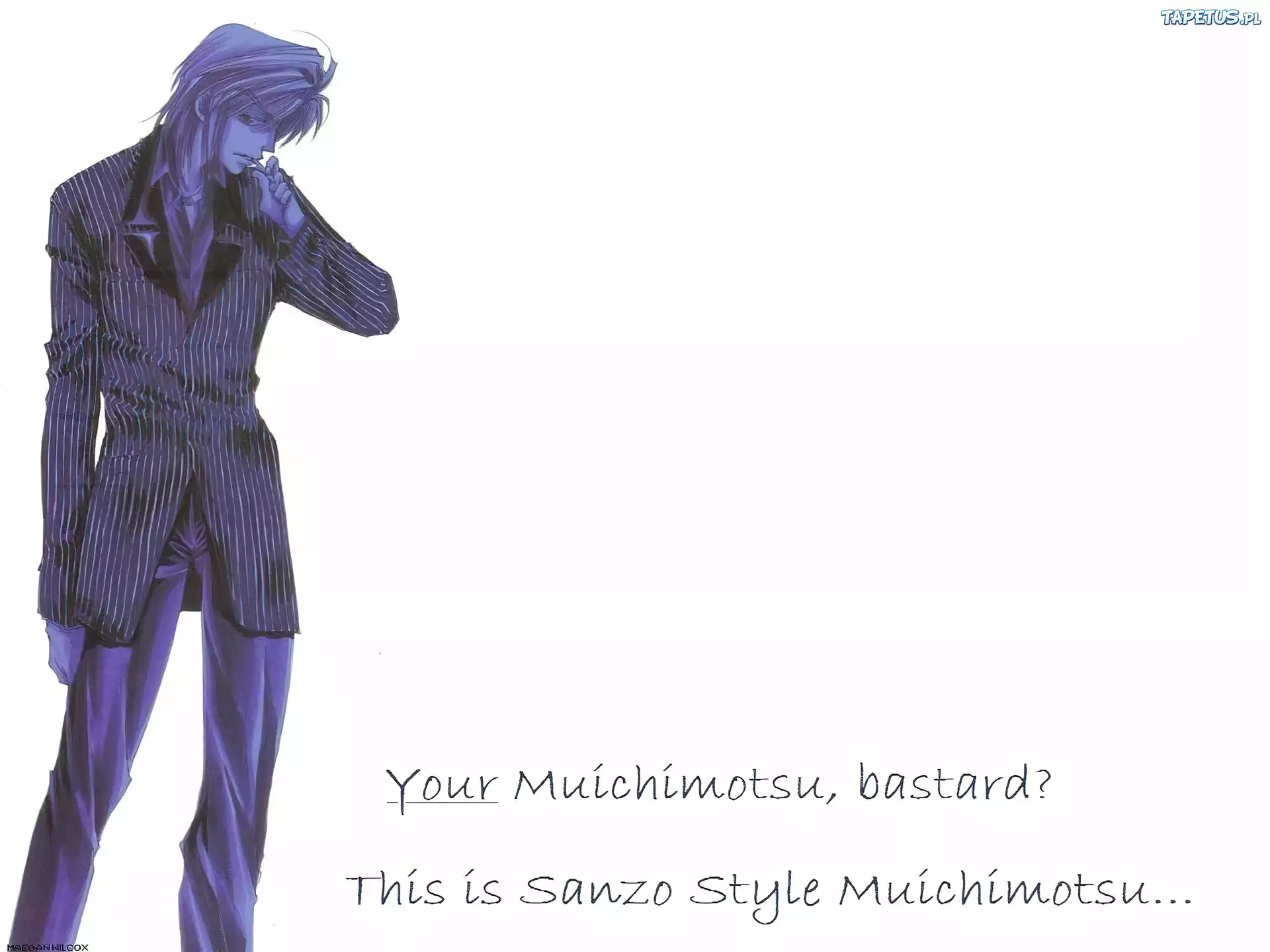Saiyuki, postać, człowiek, garnitur