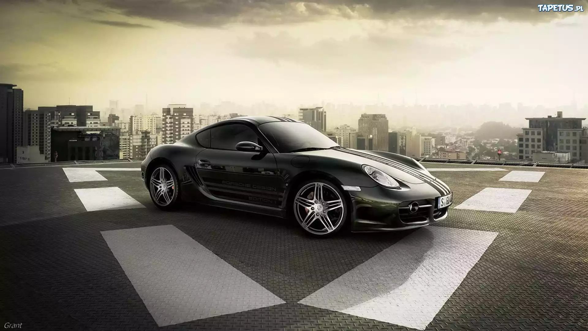 Porsche 911 Turbo, Dach, Parking